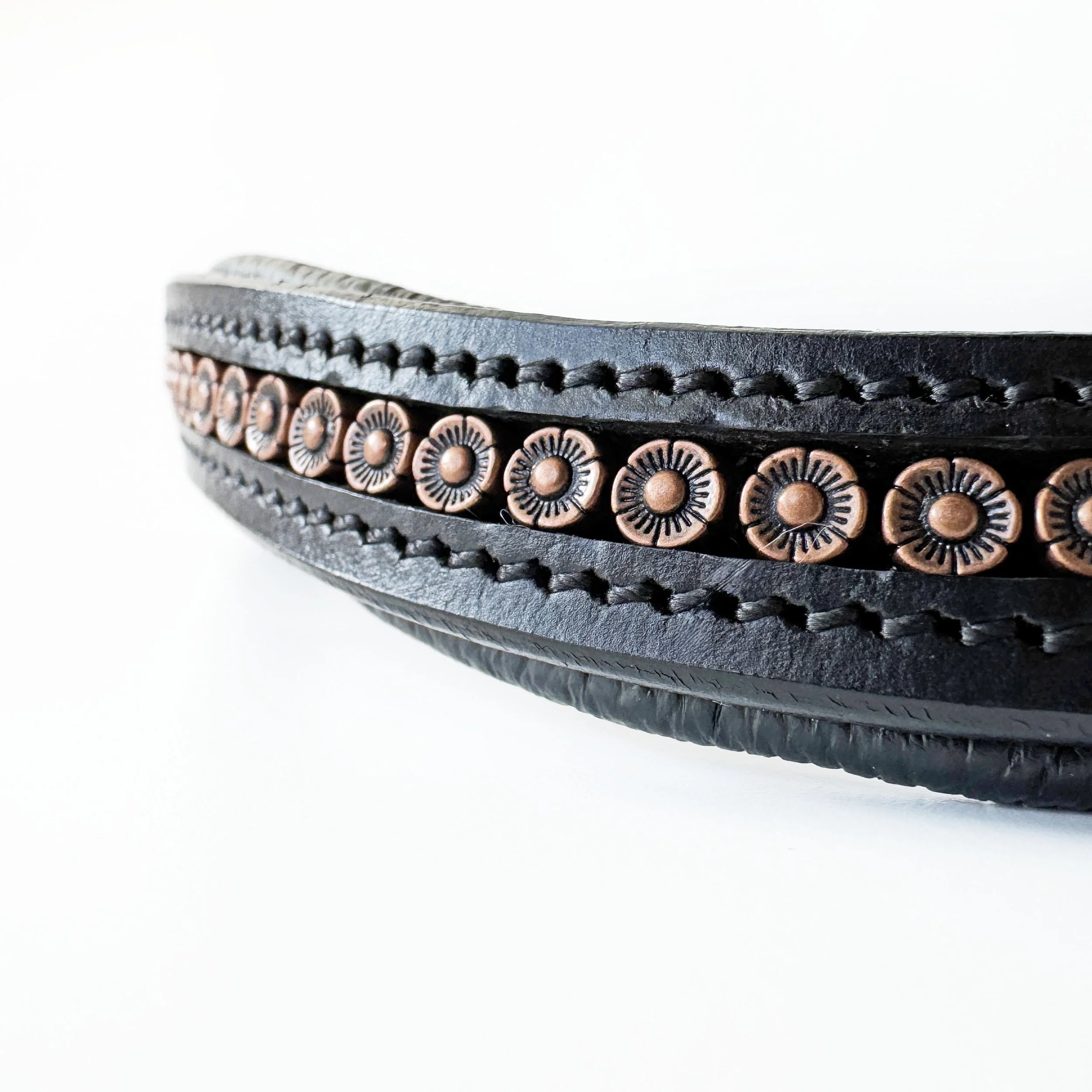 Brass Flower Browband