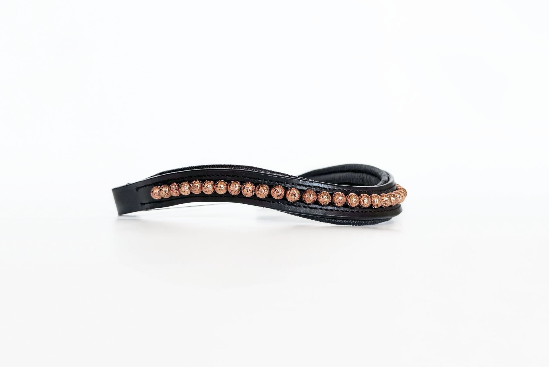 Rose Gold Beaded Browband