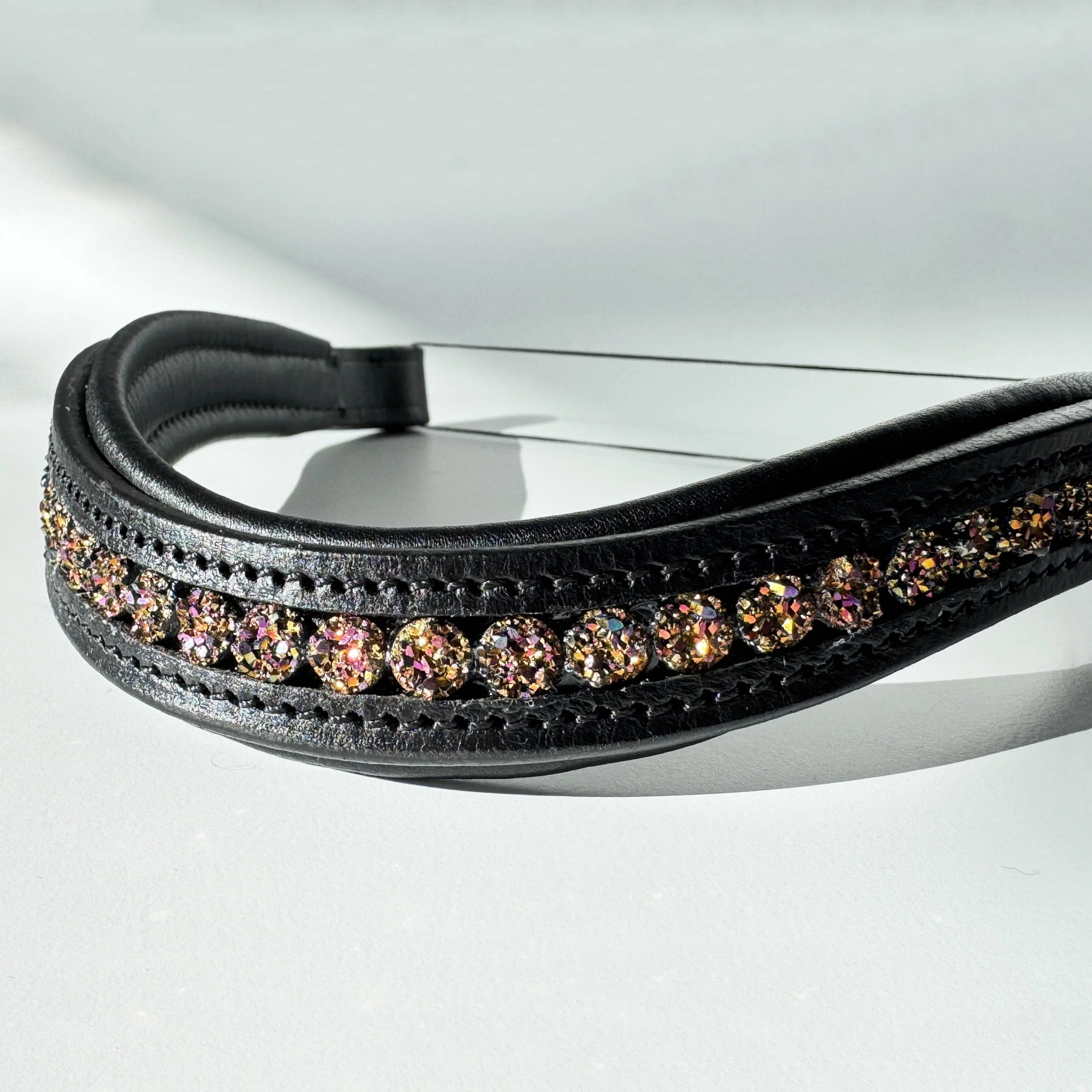 Gold Druzy Browband