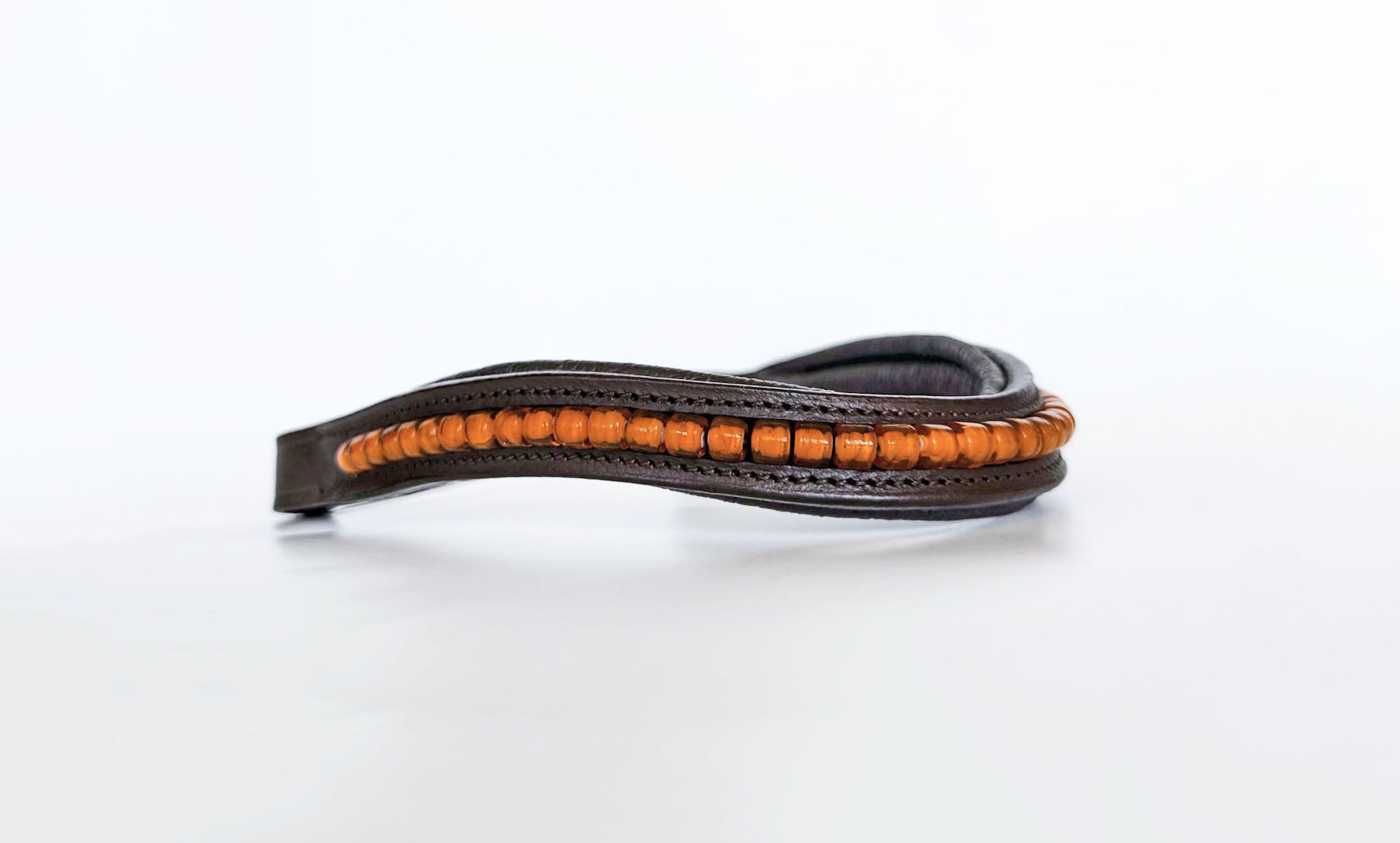 Orange Beaded Browband