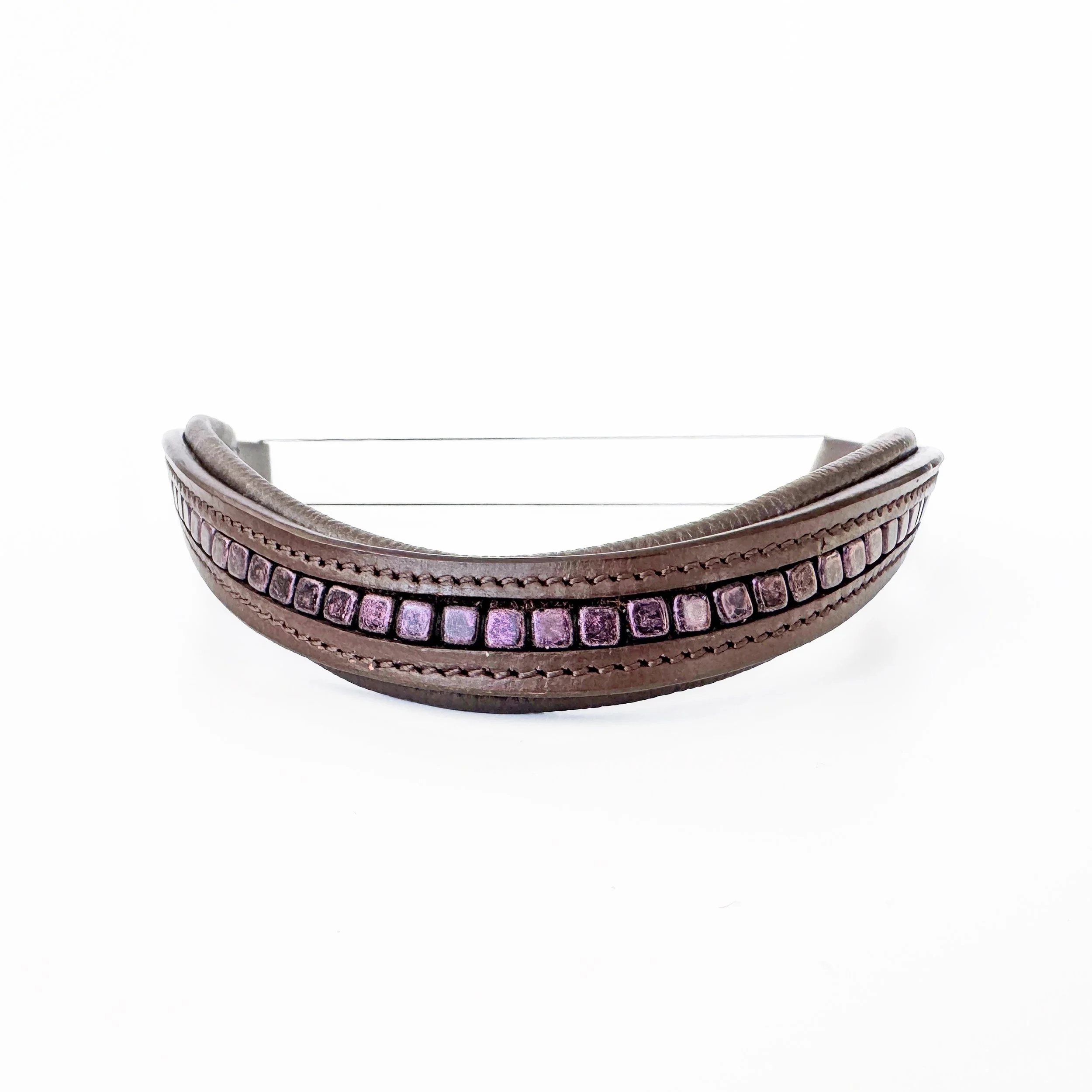 Purple Beaded Browband