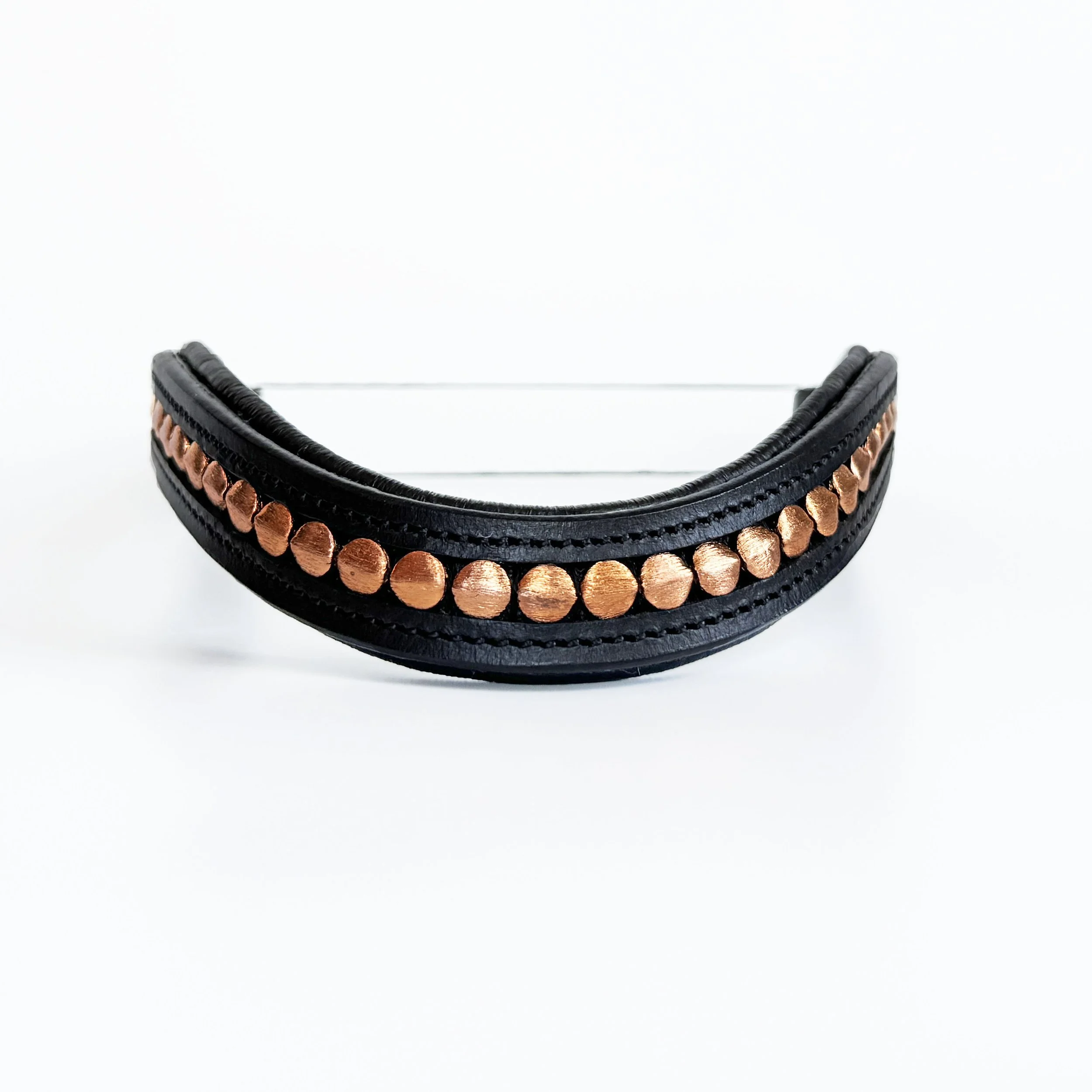 Copper Beaded Browband