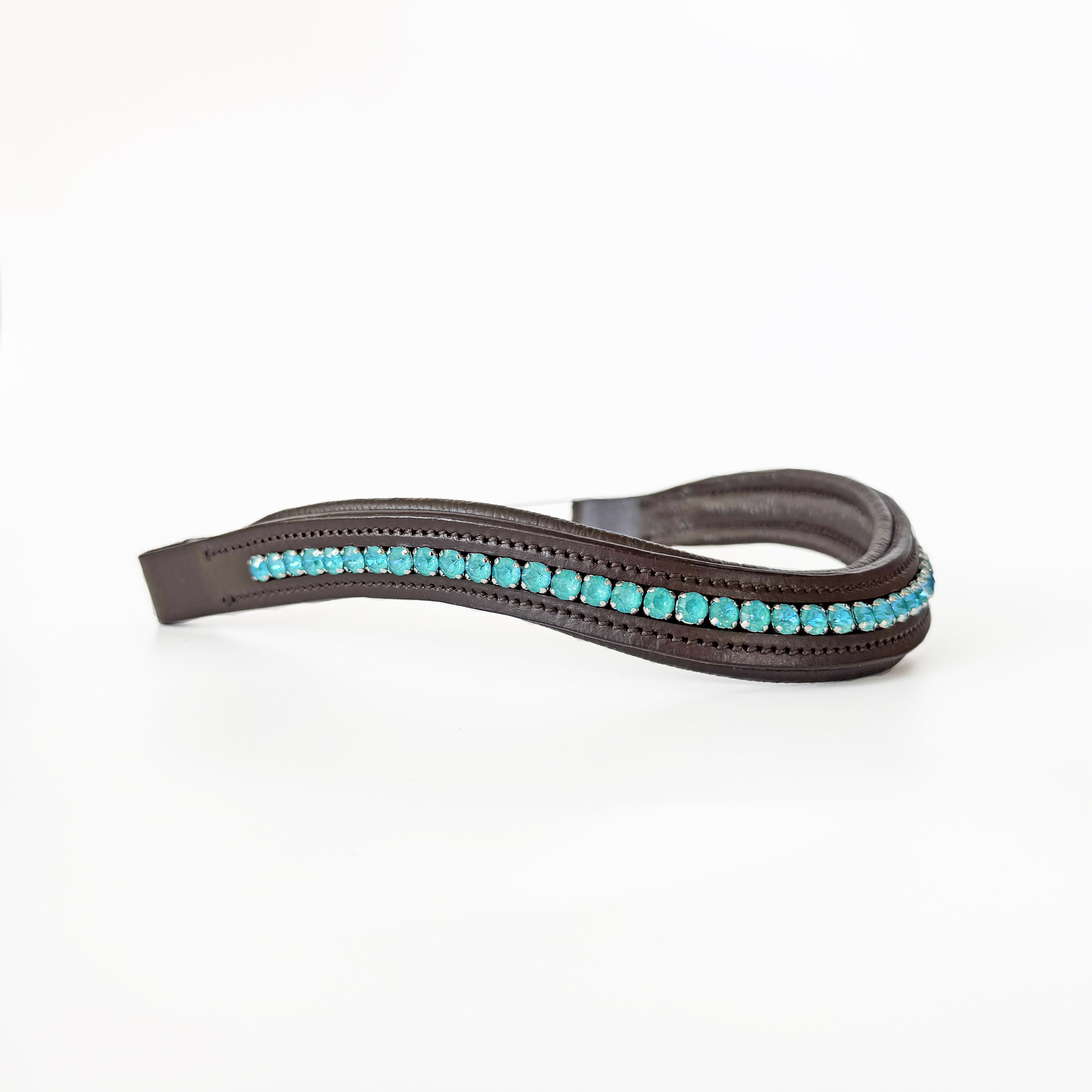 Teal Crystal Browband