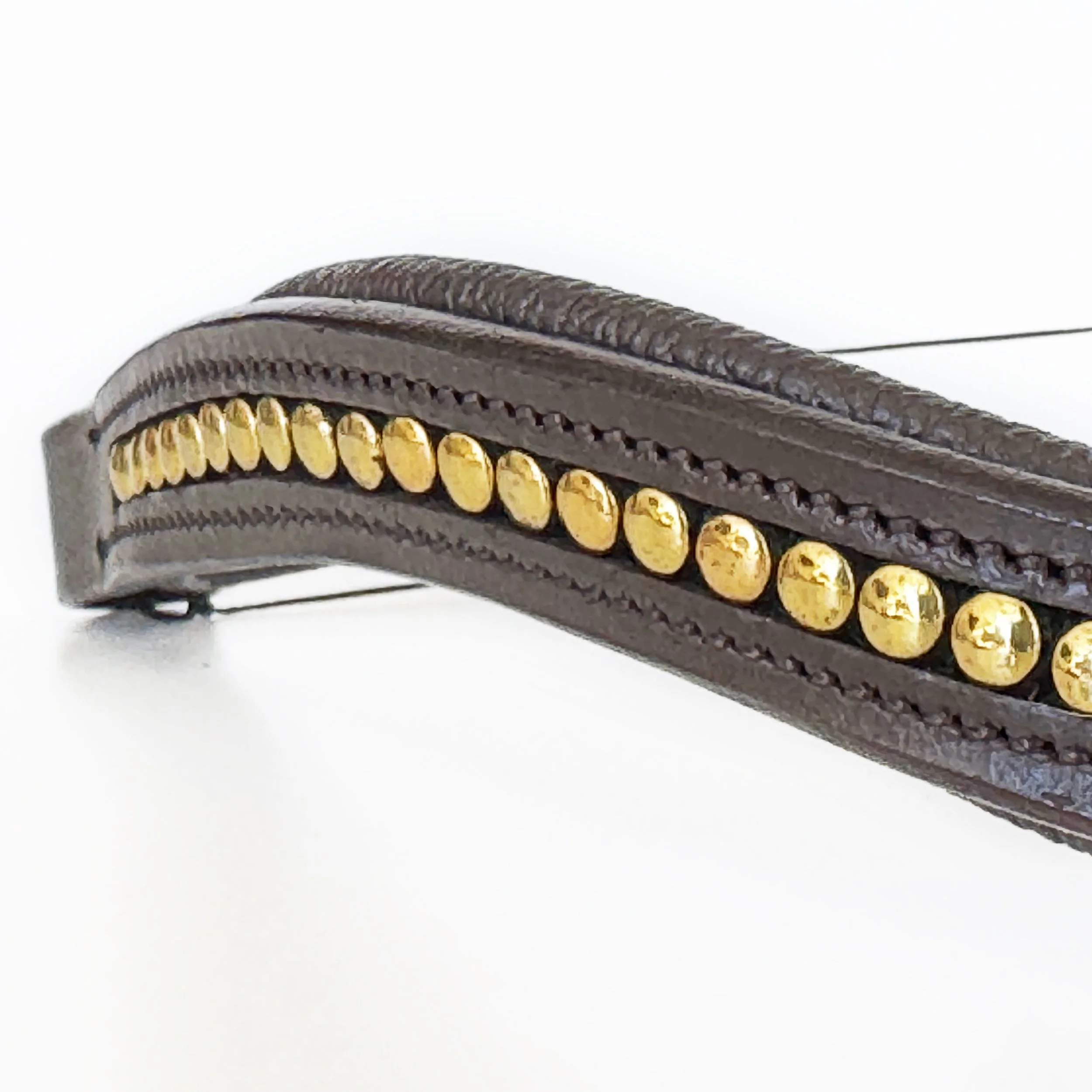 Gold Beaded Browband