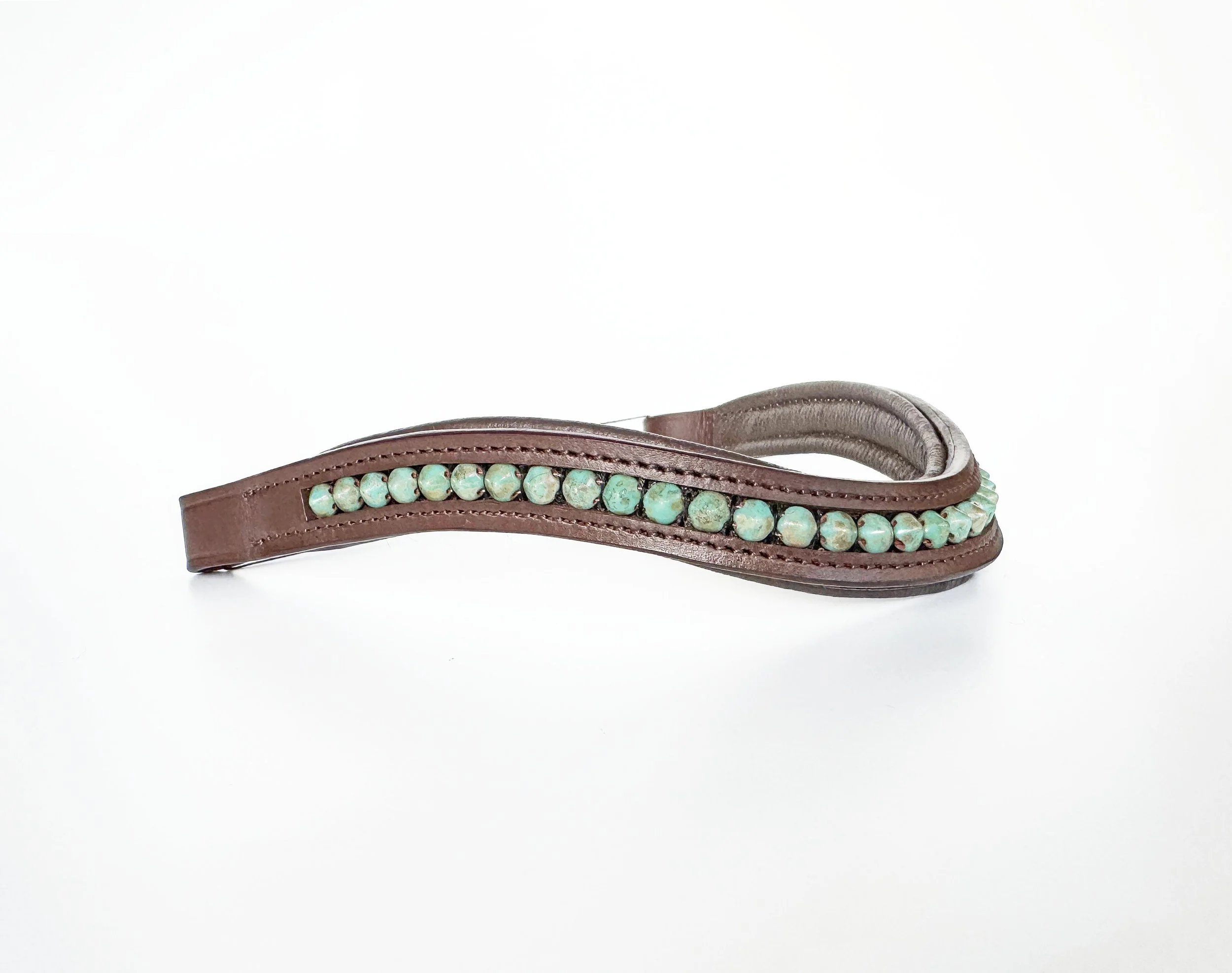 Green Spiked Browband