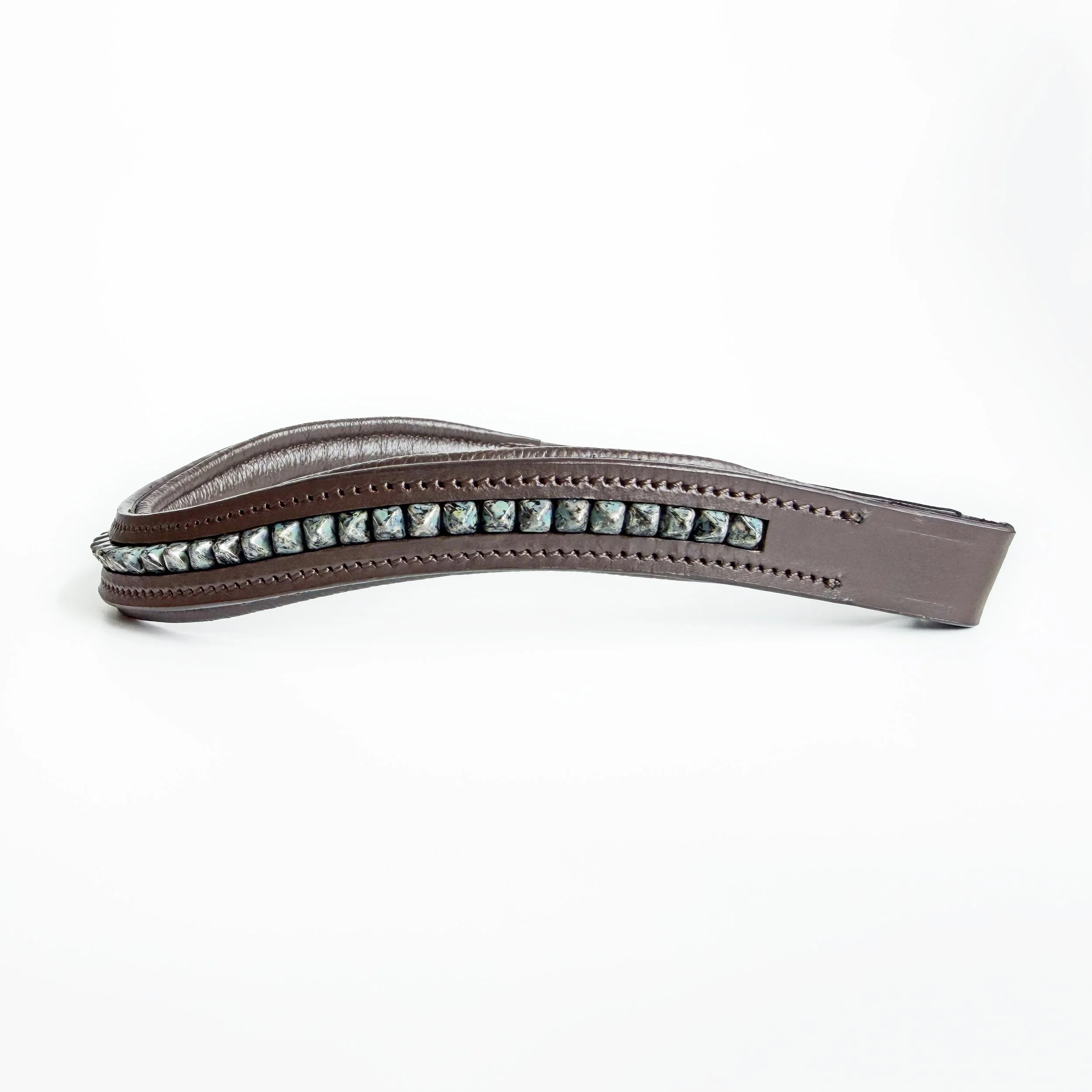 Turquoise Spiked Browband