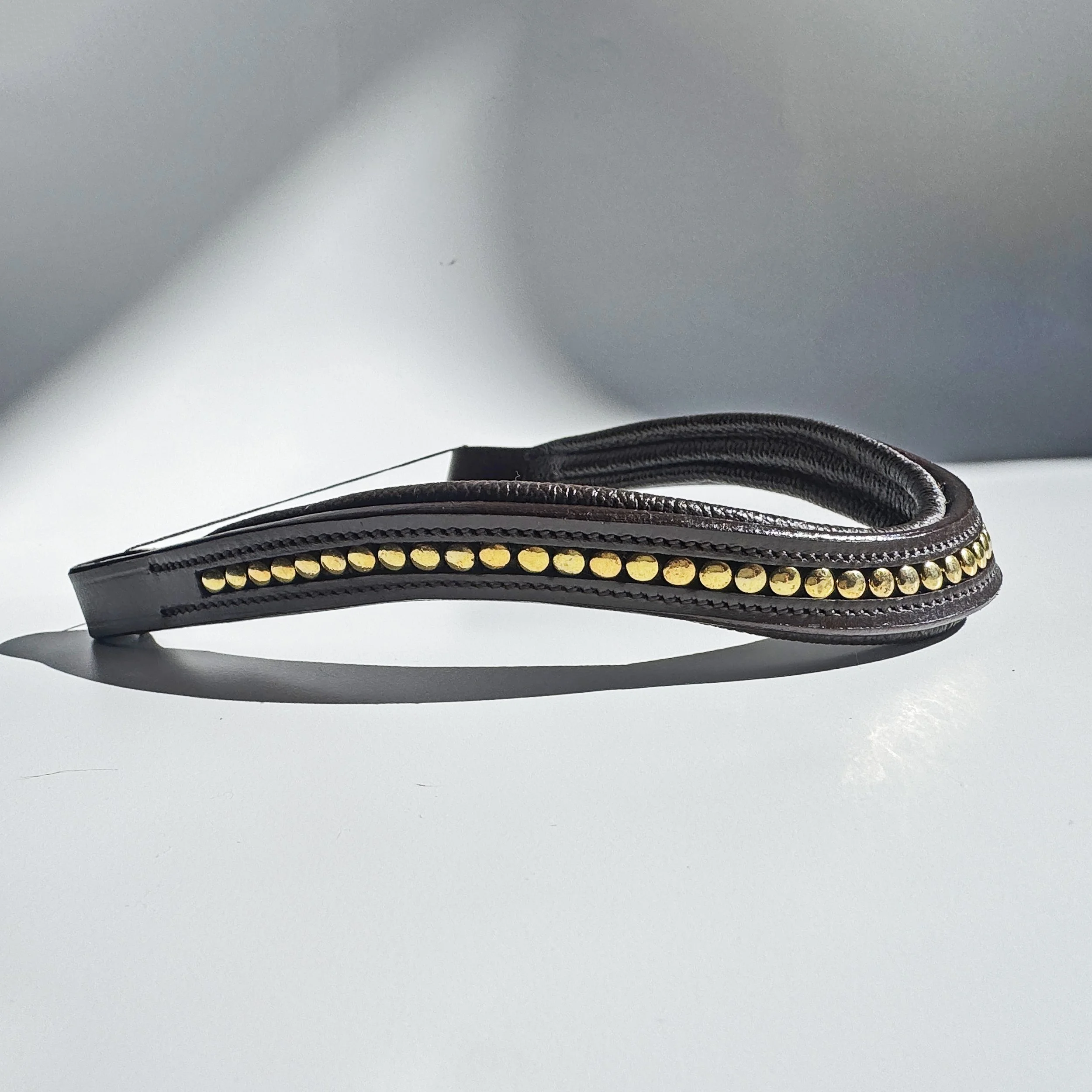 Gold Beaded Browband