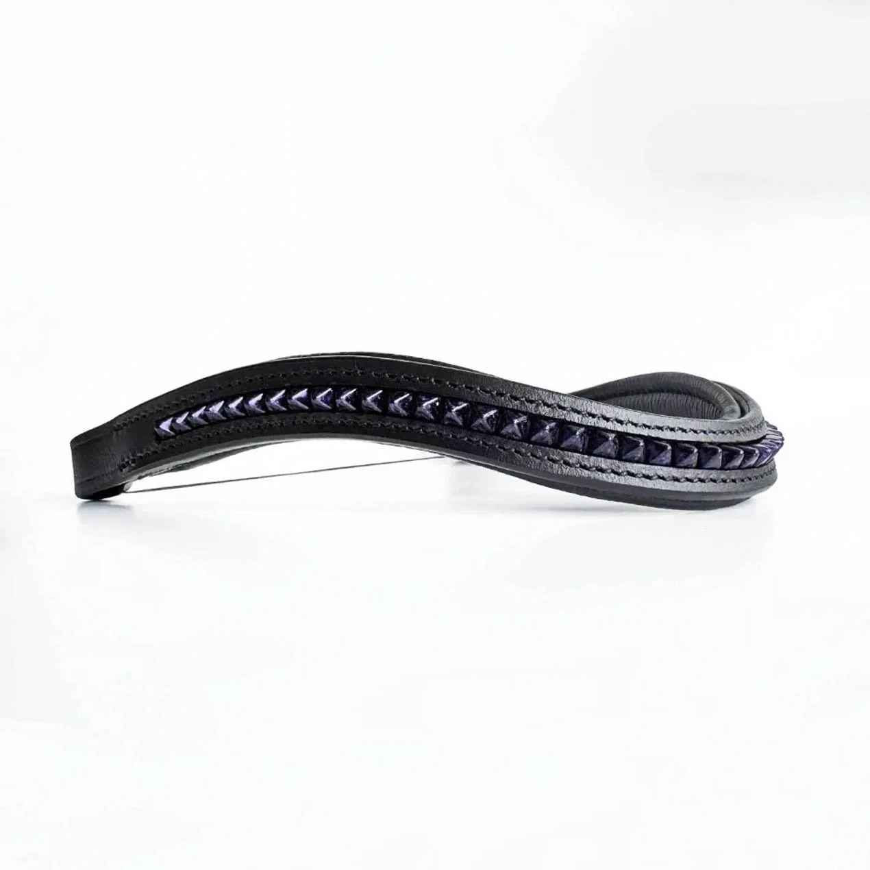 Purple Spike Beaded Browband