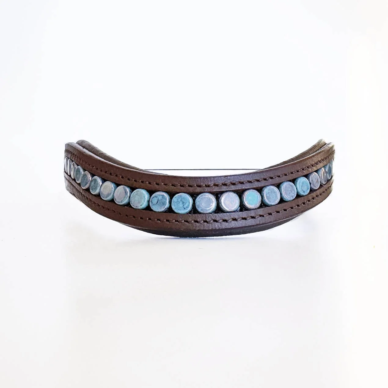 Blue Beaded Browband