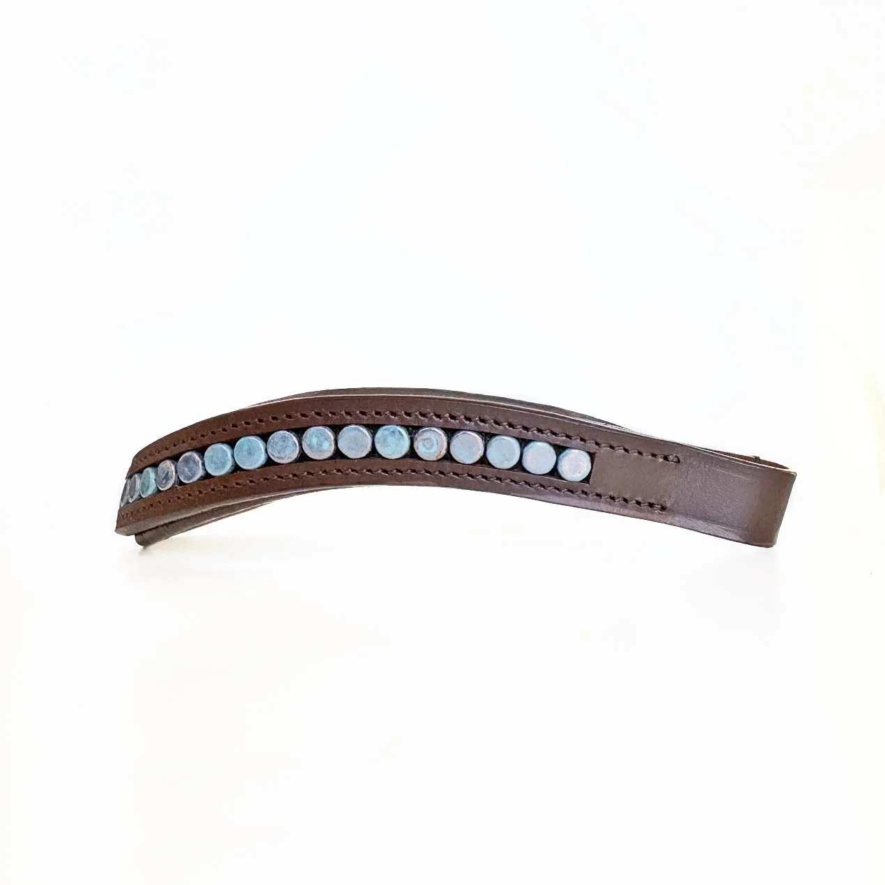 Blue Beaded Browband