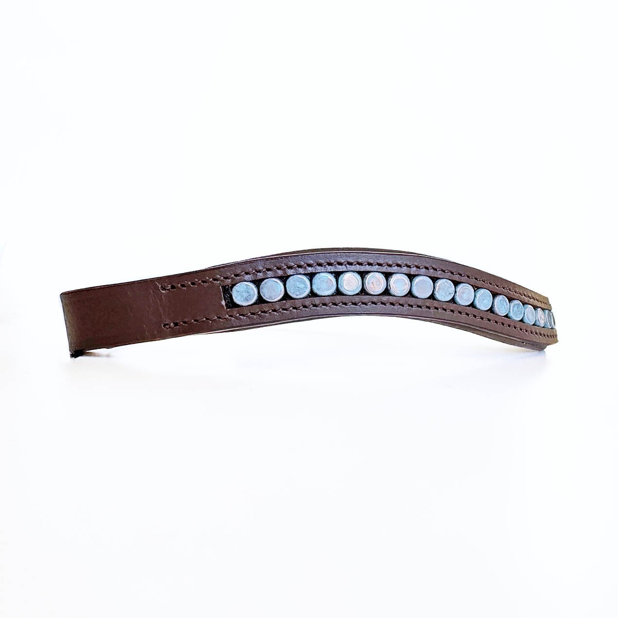 Blue Beaded Browband