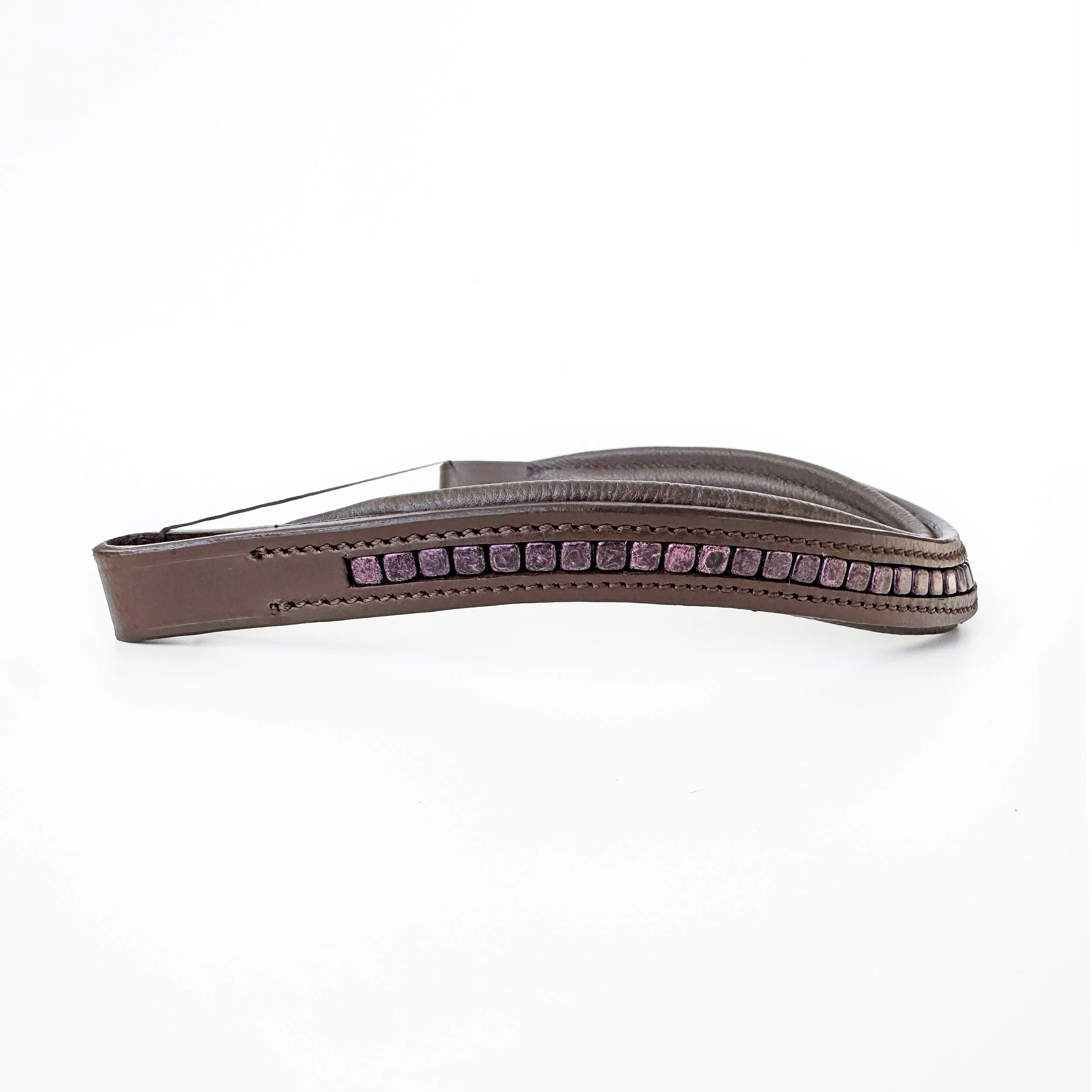 Purple Beaded Browband