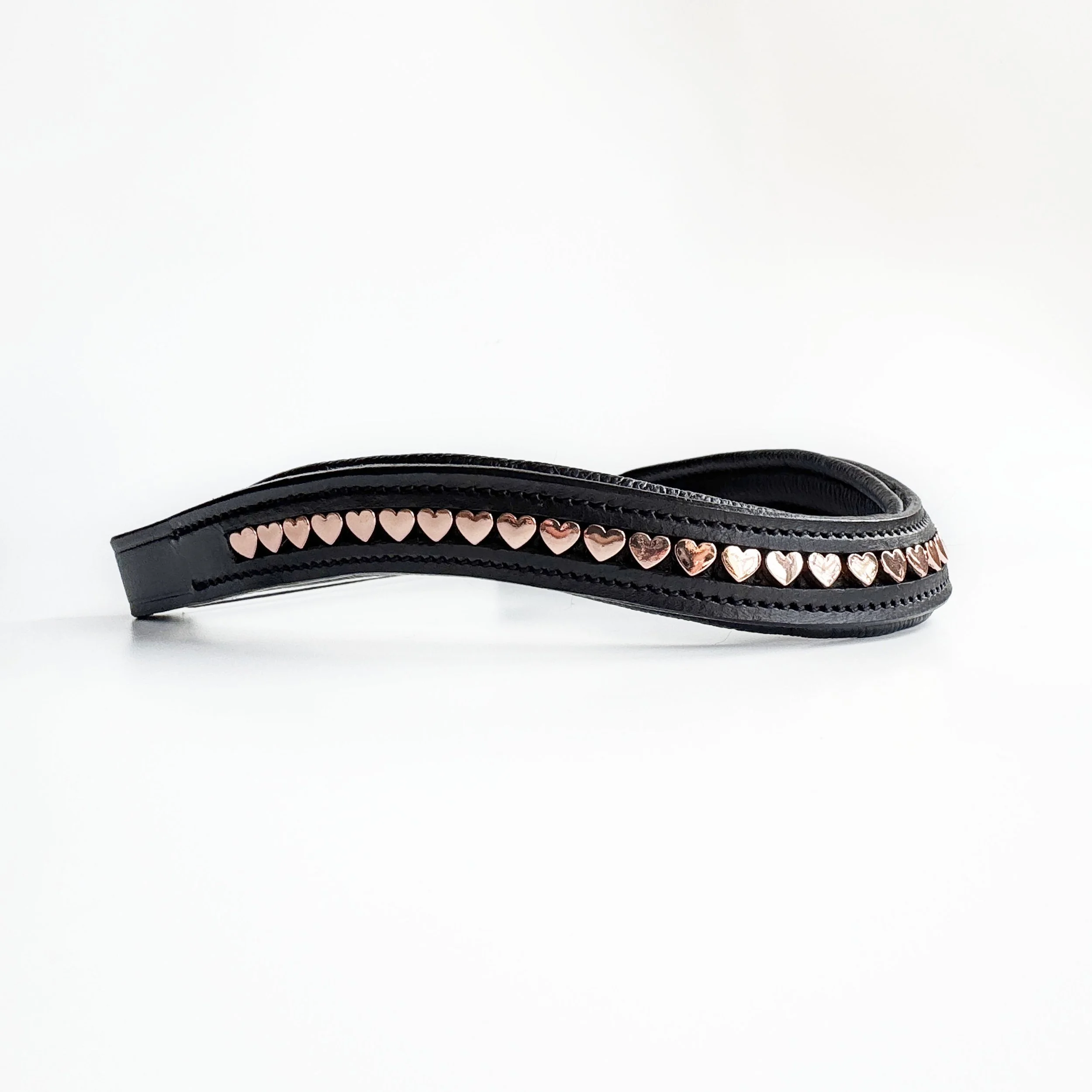 Rose Gold Heart Browband