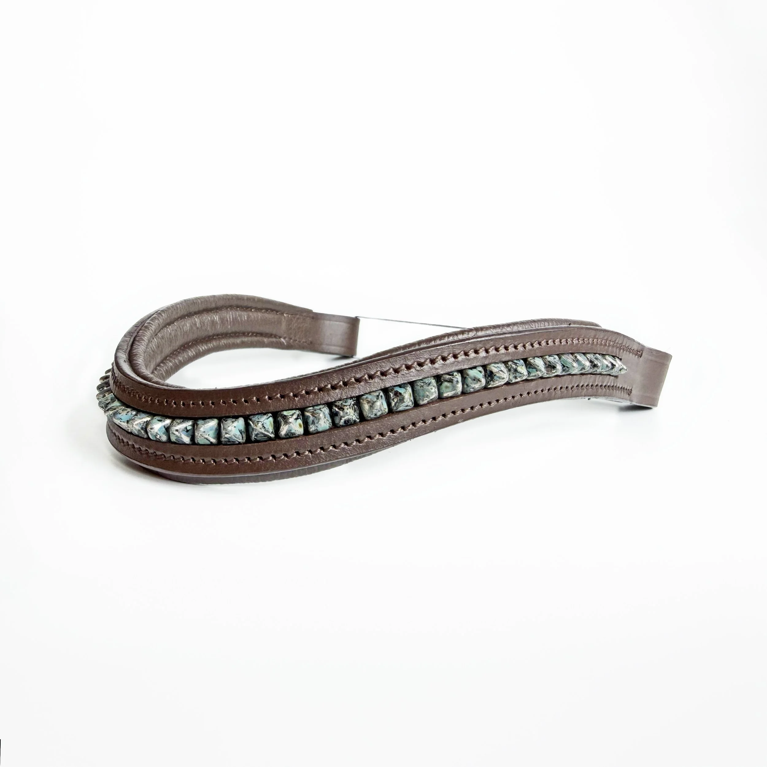 Turquoise Spiked Browband