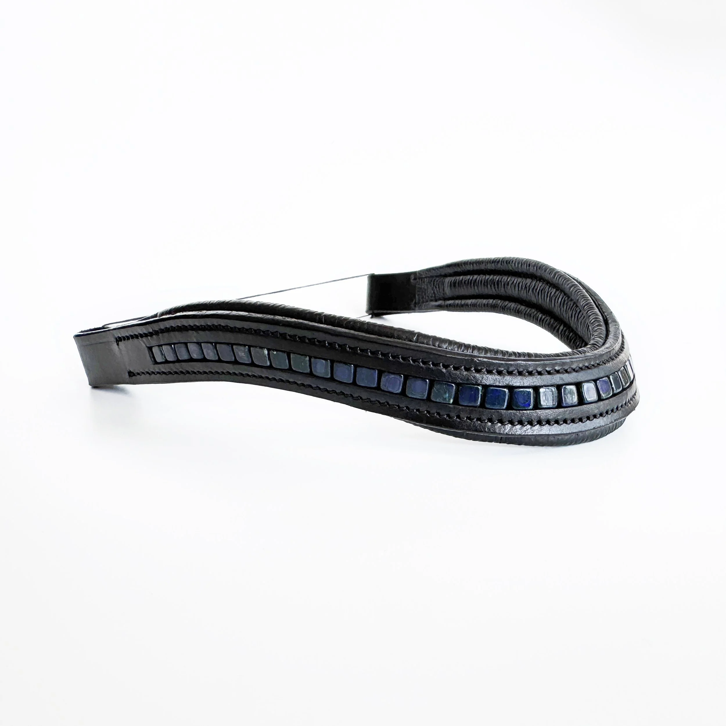 Blue Beaded Browband