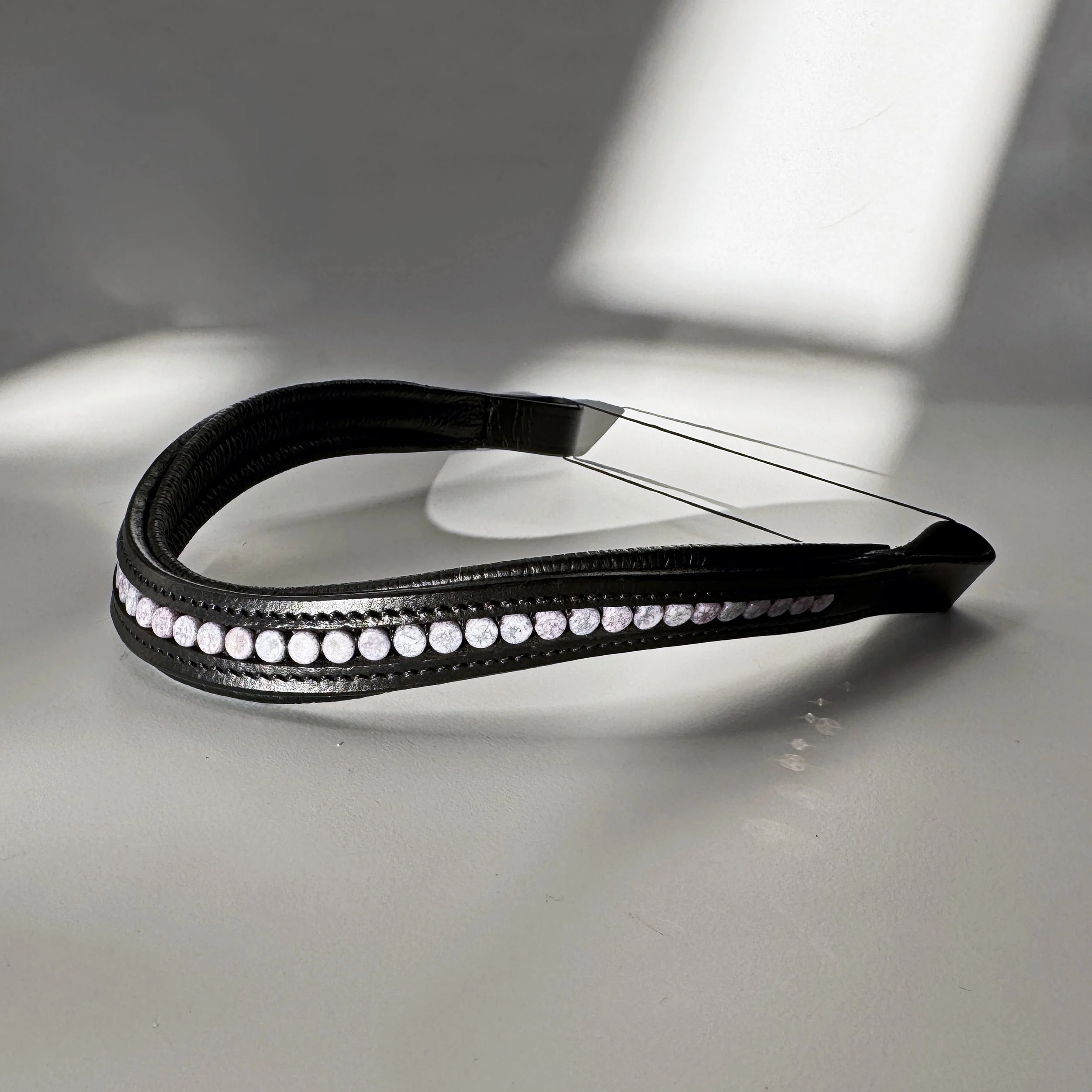 Purple Beaded Browband