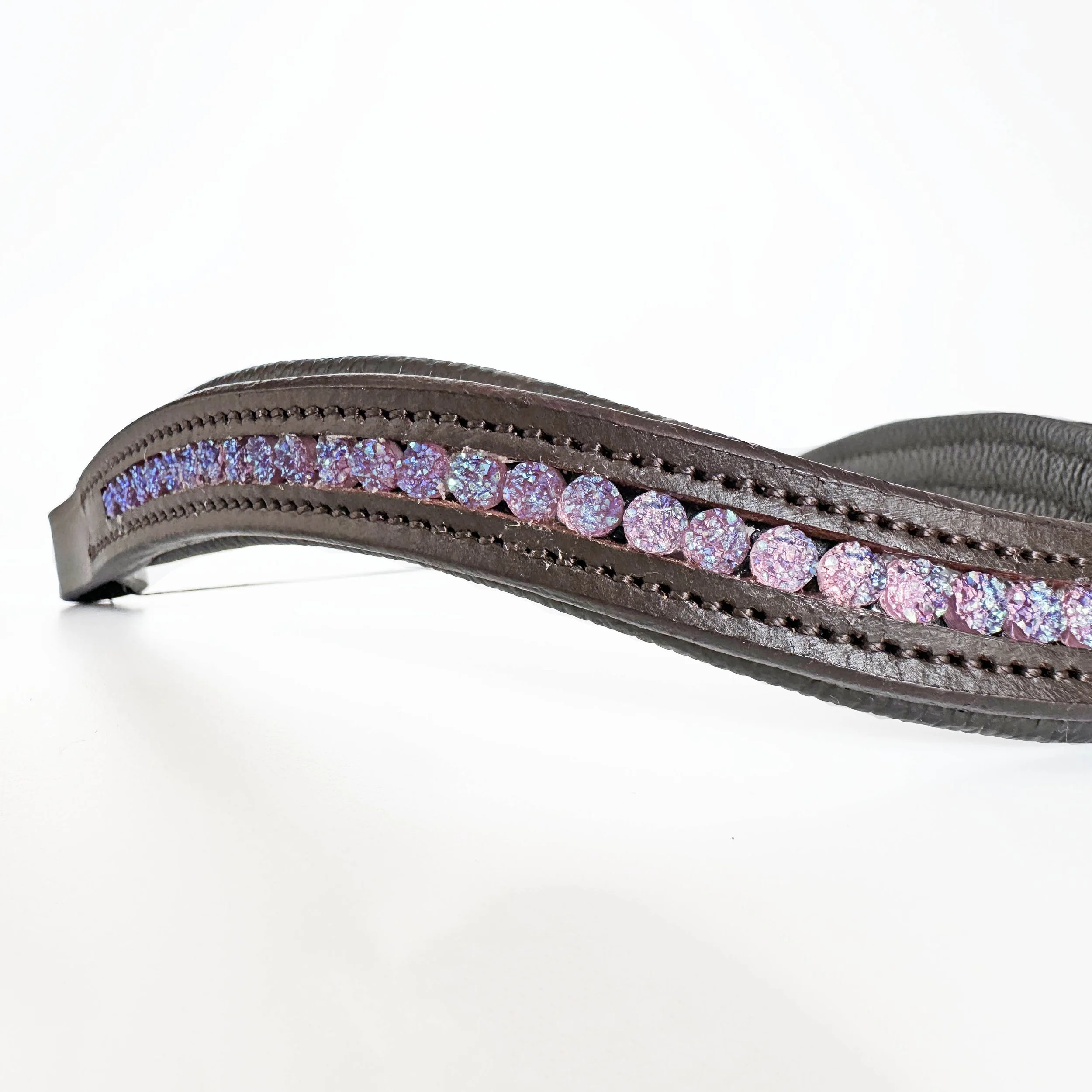 Purple Druzy Browband