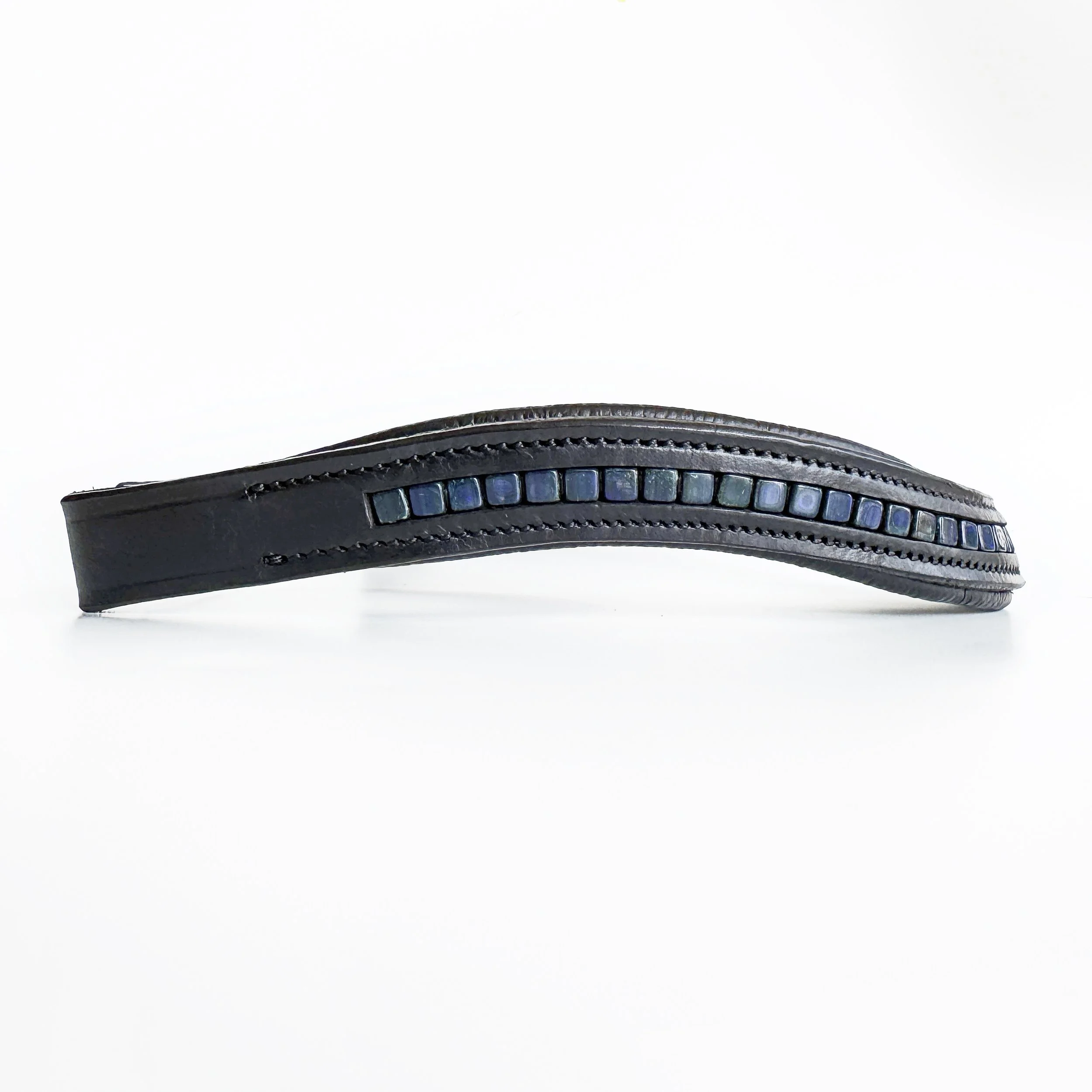 Blue Beaded Browband