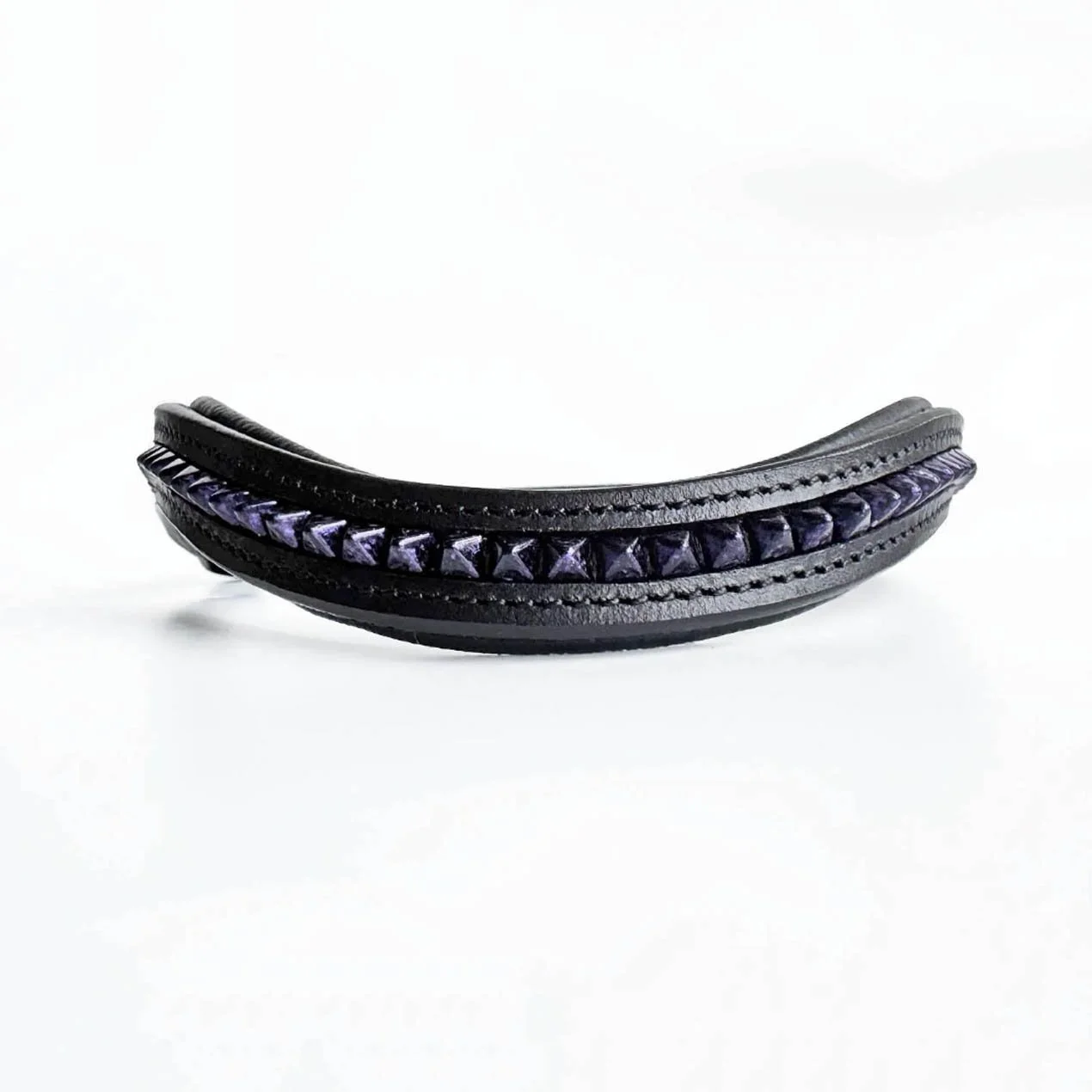 Purple Spiked browband