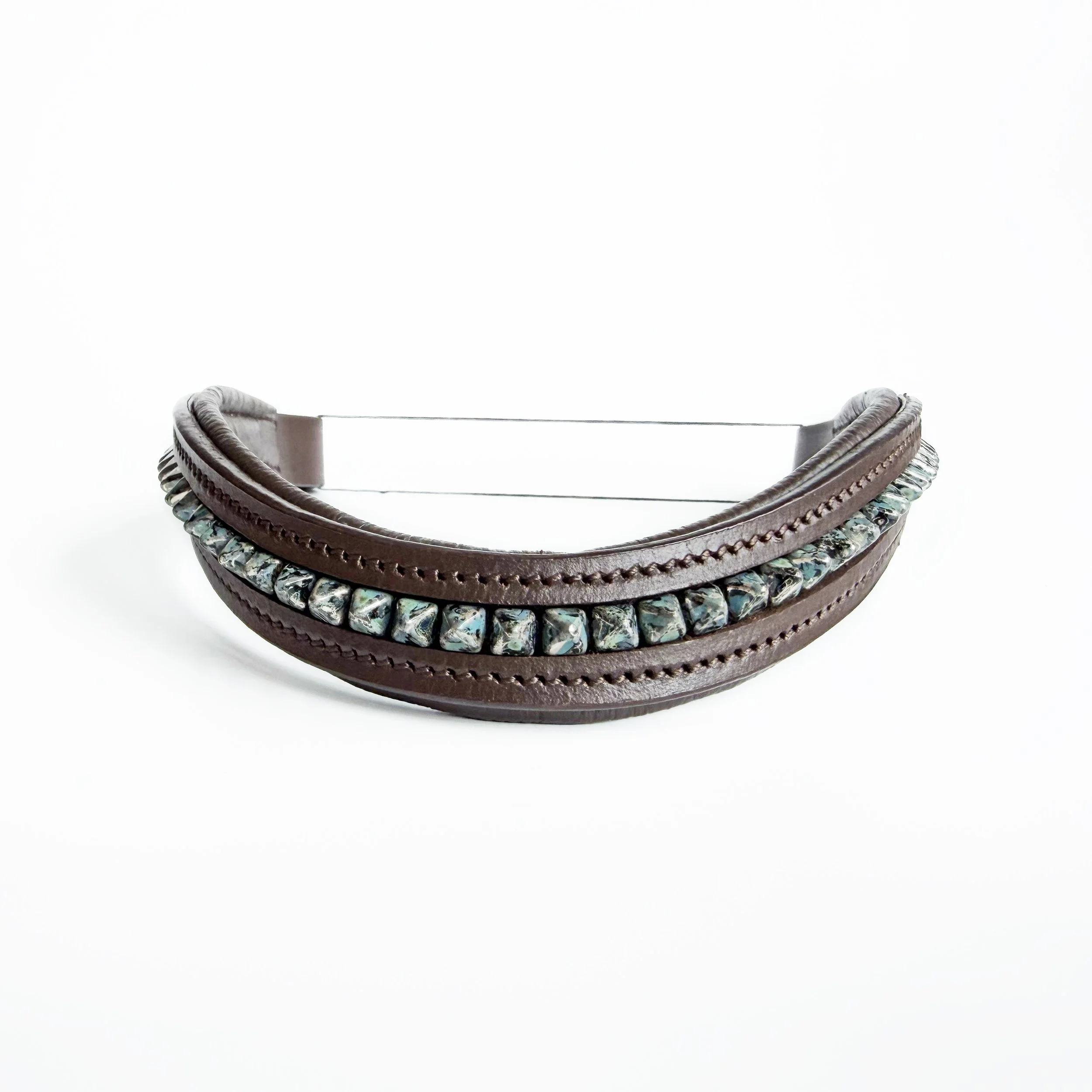 Turquoise Spiked Browband