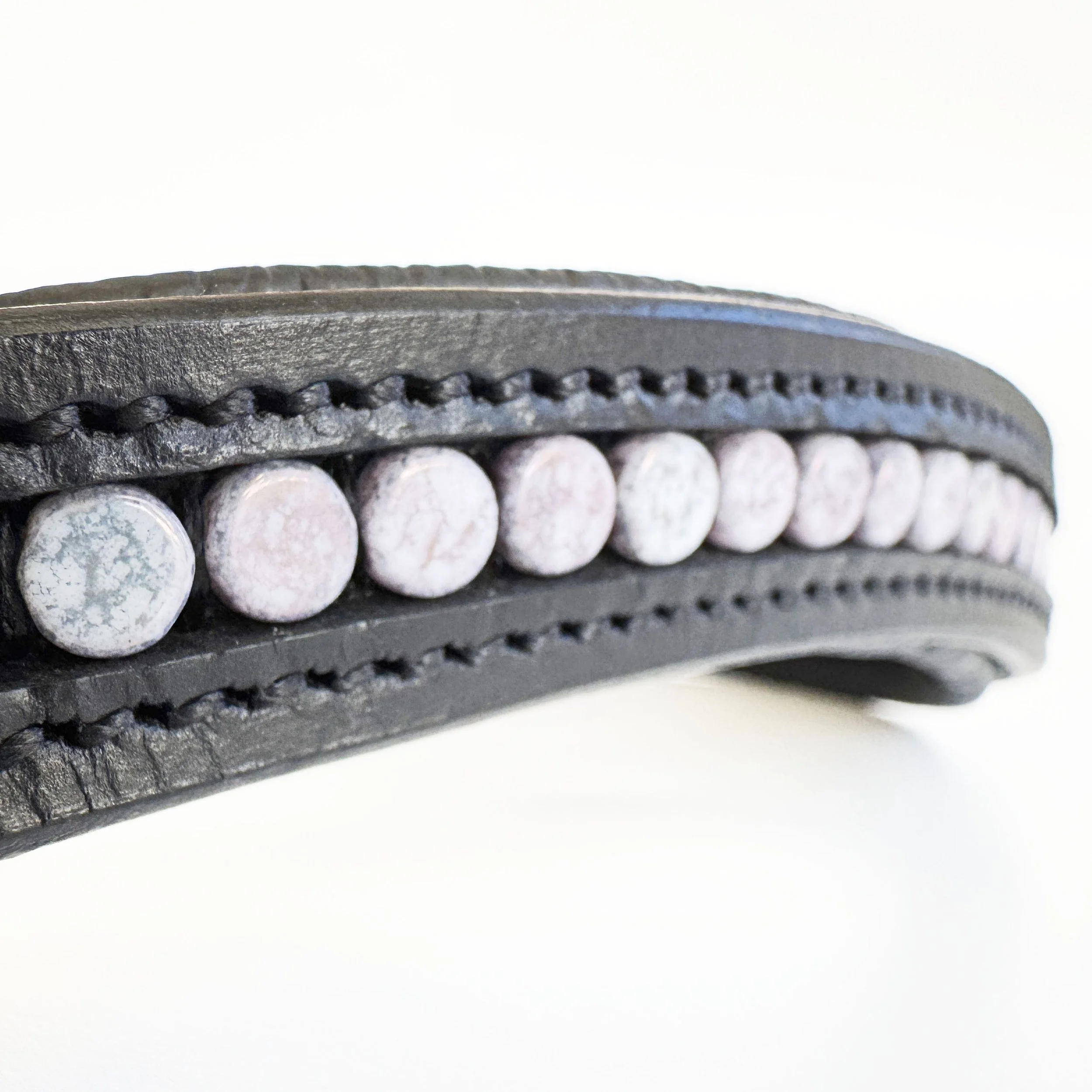 Purple Beaded Browband