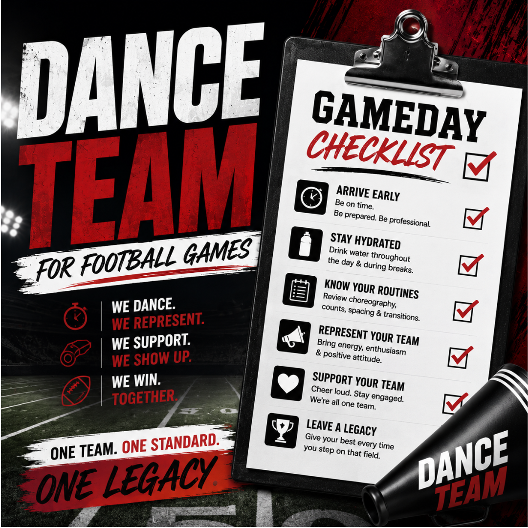 Dance Team Coach Checklist