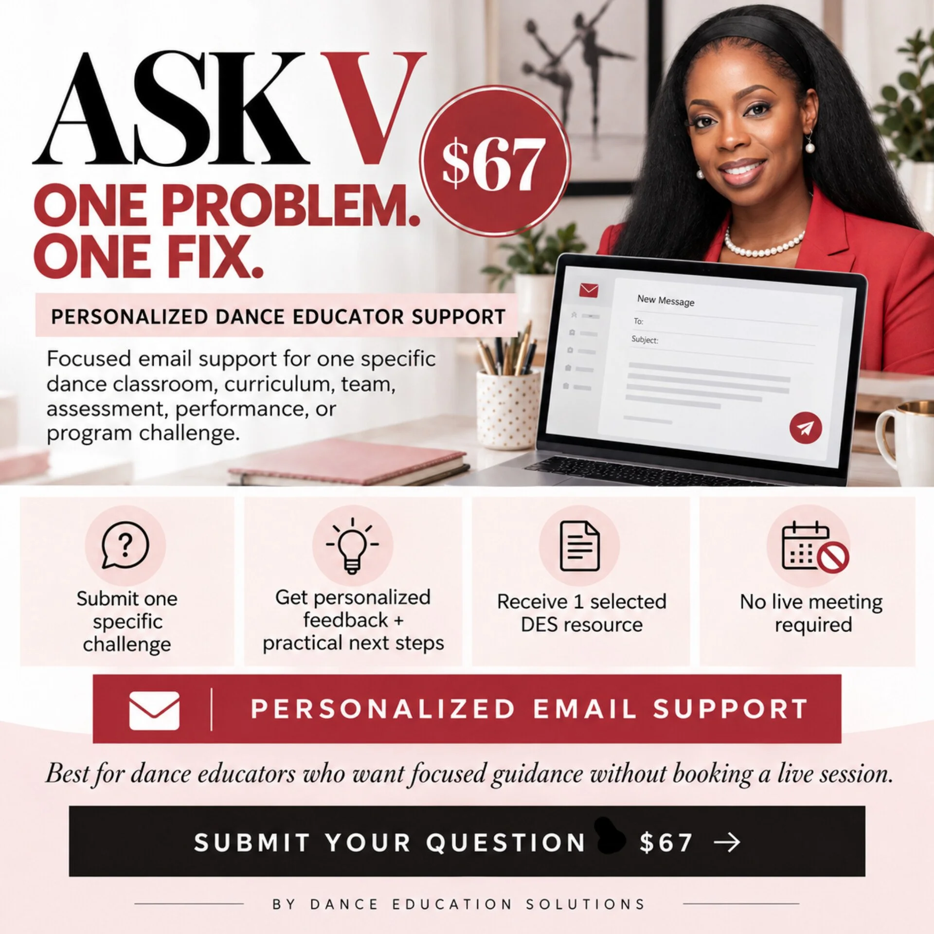 Ask V: One Problem. One Fix.