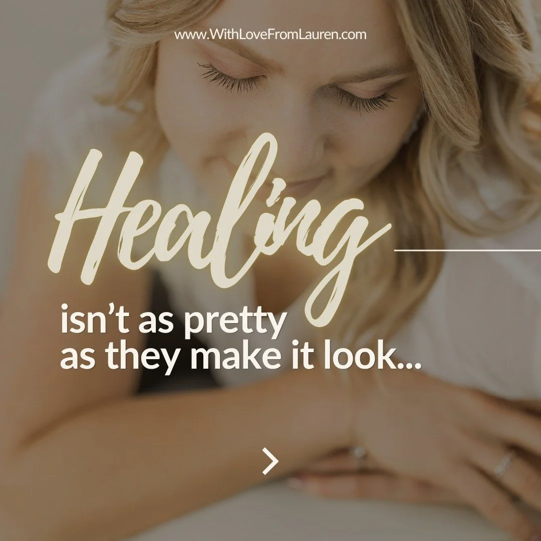 You&rsquo;re not behind.

I know it can feel like you are&hellip;
like everyone else is moving faster, healing quicker, figuring it out sooner.

But healing doesn&rsquo;t follow a timeline.
And it definitely isn&rsquo;t as pretty as people make it lo