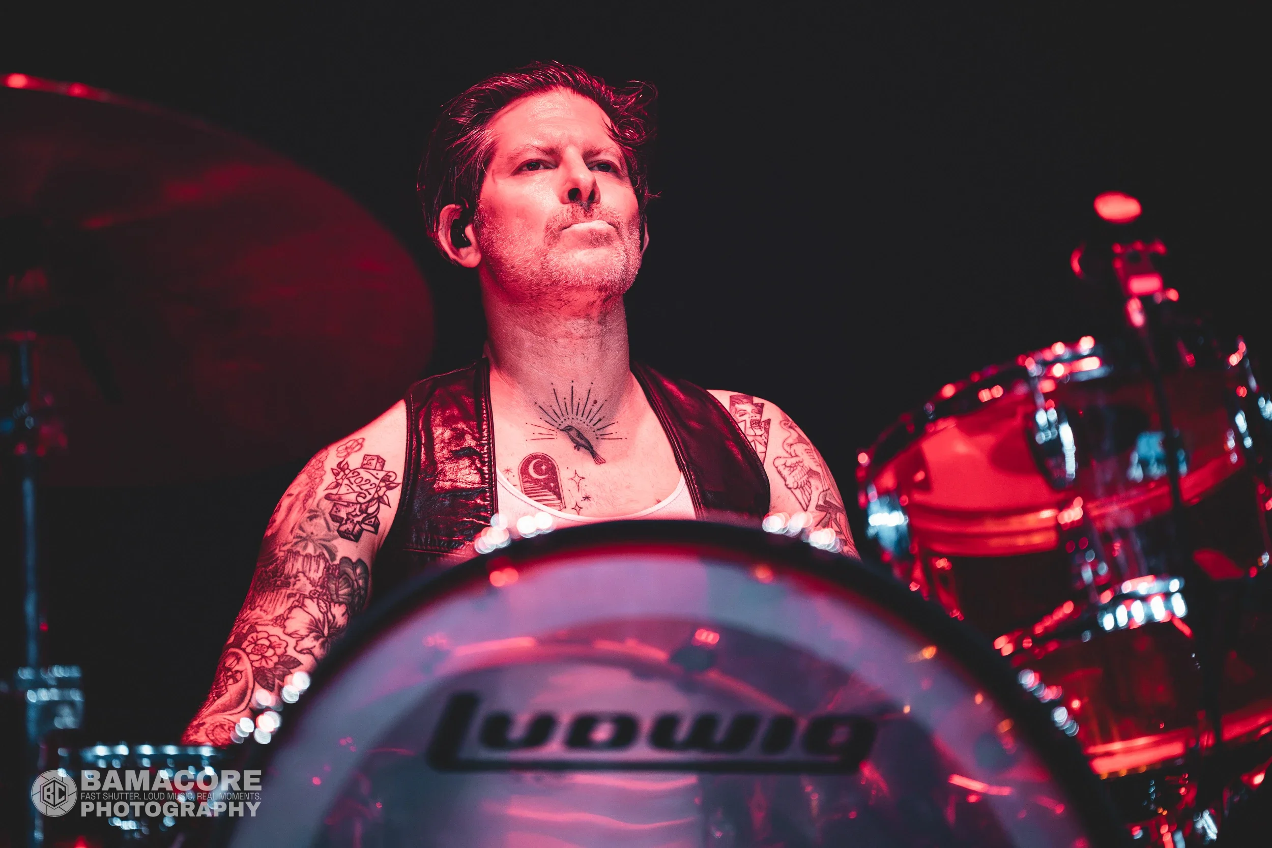 Thursday performing at Workplay, Birmingham AL — concert photography by Bamacore