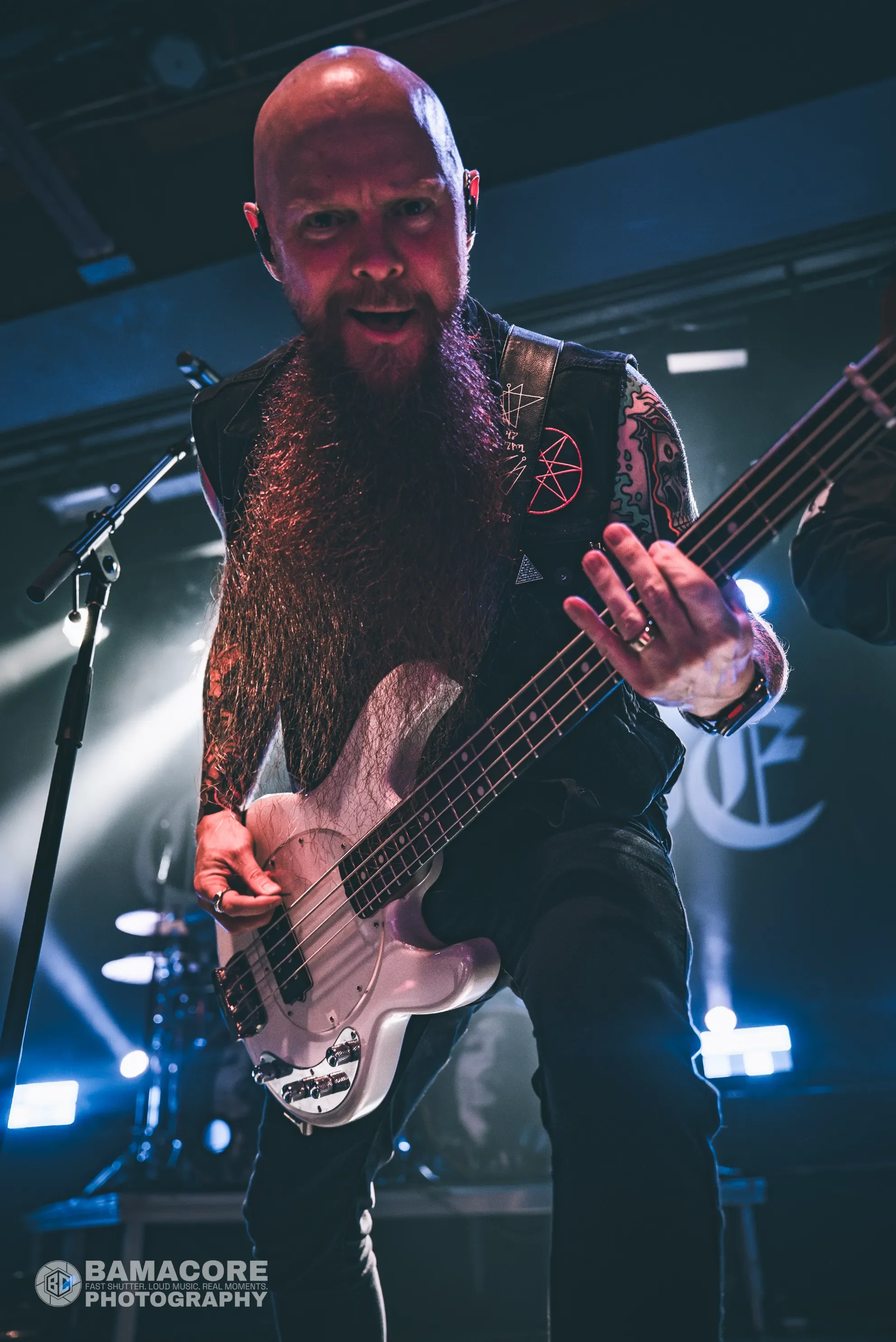 Atreyu performing at Iron City, Birmingham AL — concert photography by Bamacore