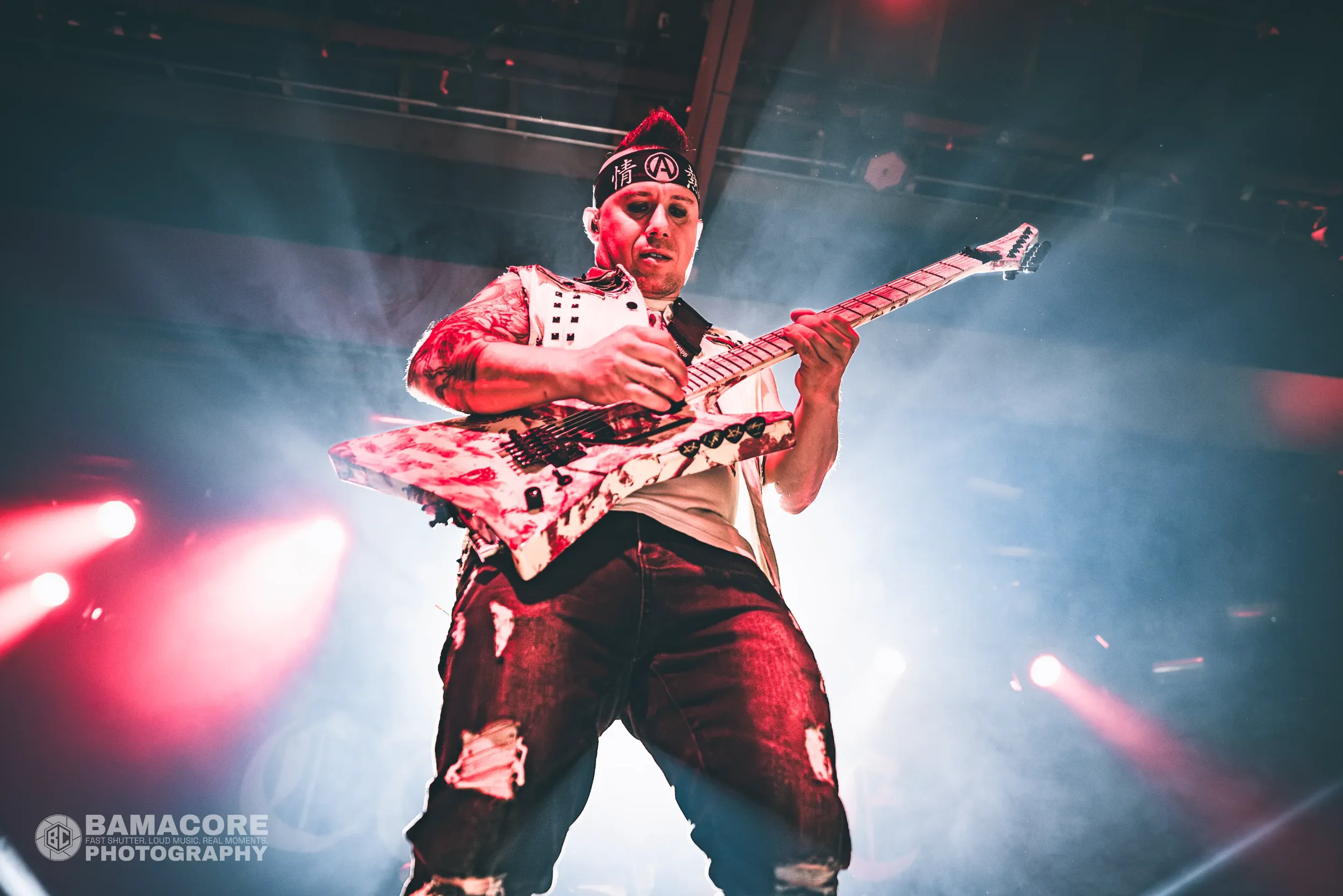 Atreyu performing at Iron City, Birmingham AL — concert photography by Bamacore