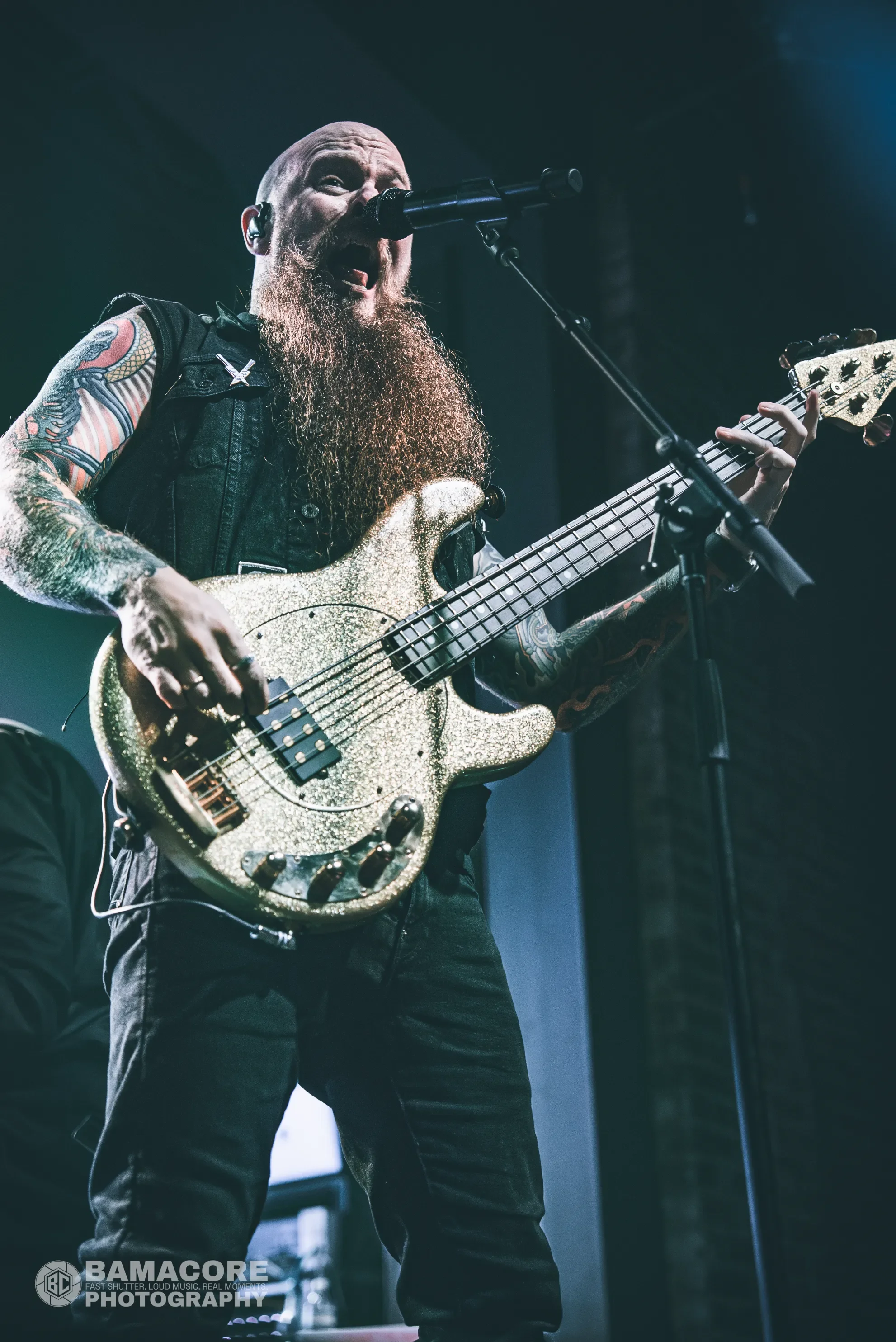 Atreyu performing at Iron City, Birmingham AL — concert photography by Bamacore