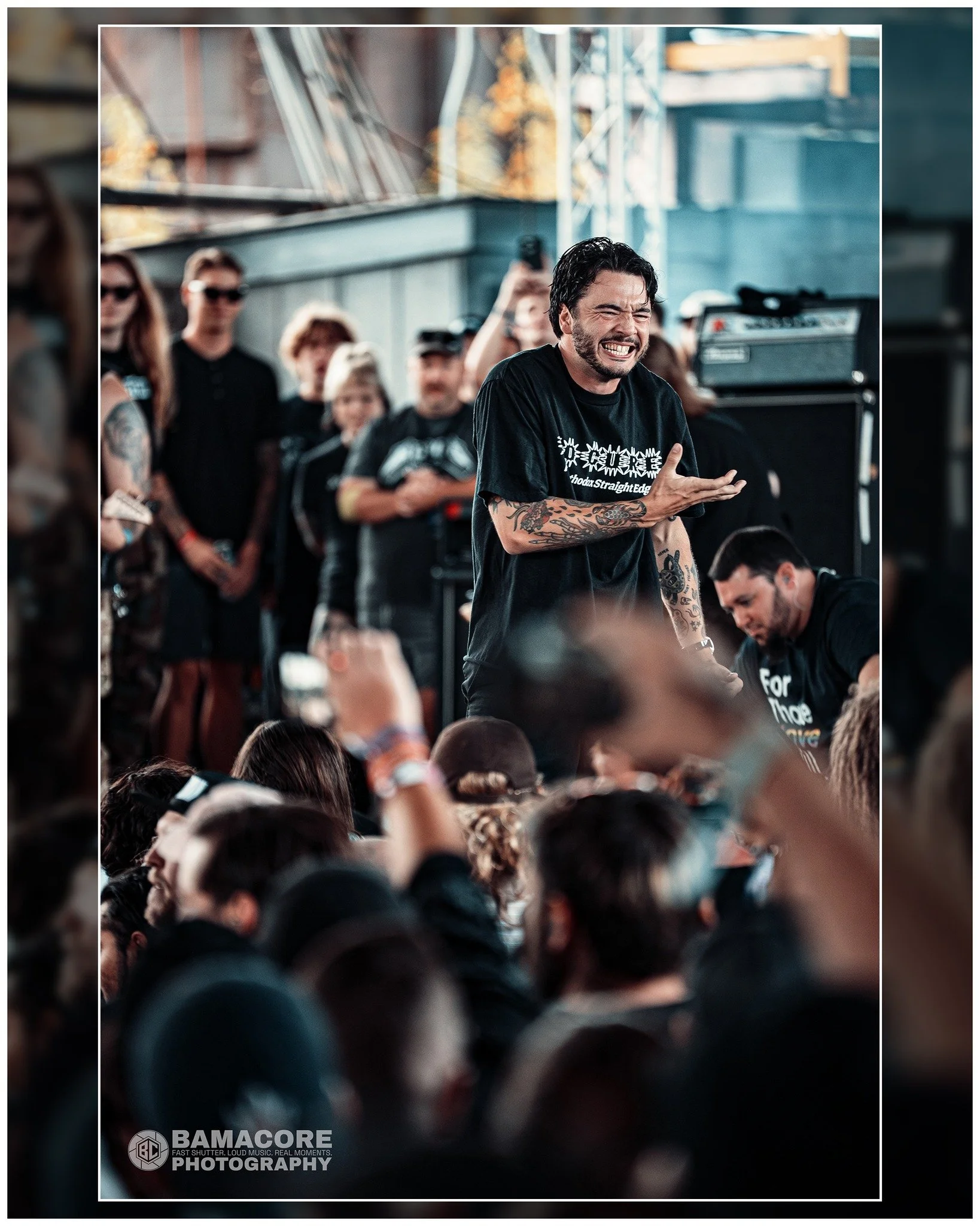 Wrapping up my @furnacefest posts with the Many Faces of @steal.this.adam (@orthodoxtn) &mdash; captured at Furnace Fest.
From the two-step smirk to the preacher stare, the mid-song mic-check existential, the full send launch, and that &ldquo;circle 