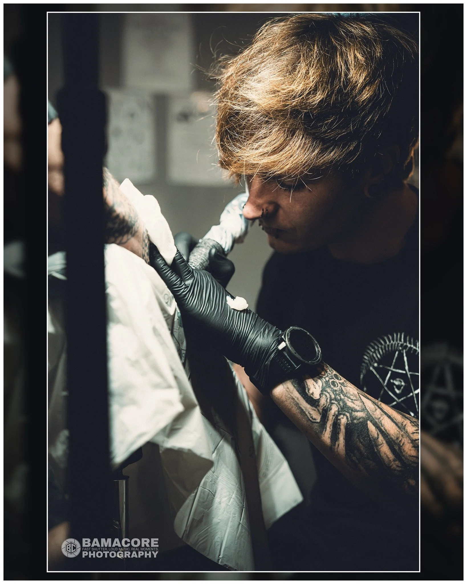 Finally carved out time to finish the tattoo artist shots from the Furnace Fest pre-show at Workplay. Loved documenting the focus, the hands, the light&mdash;feels right.

If you&rsquo;re a Birmingham-area artist and don&rsquo;t mind a camera in the 