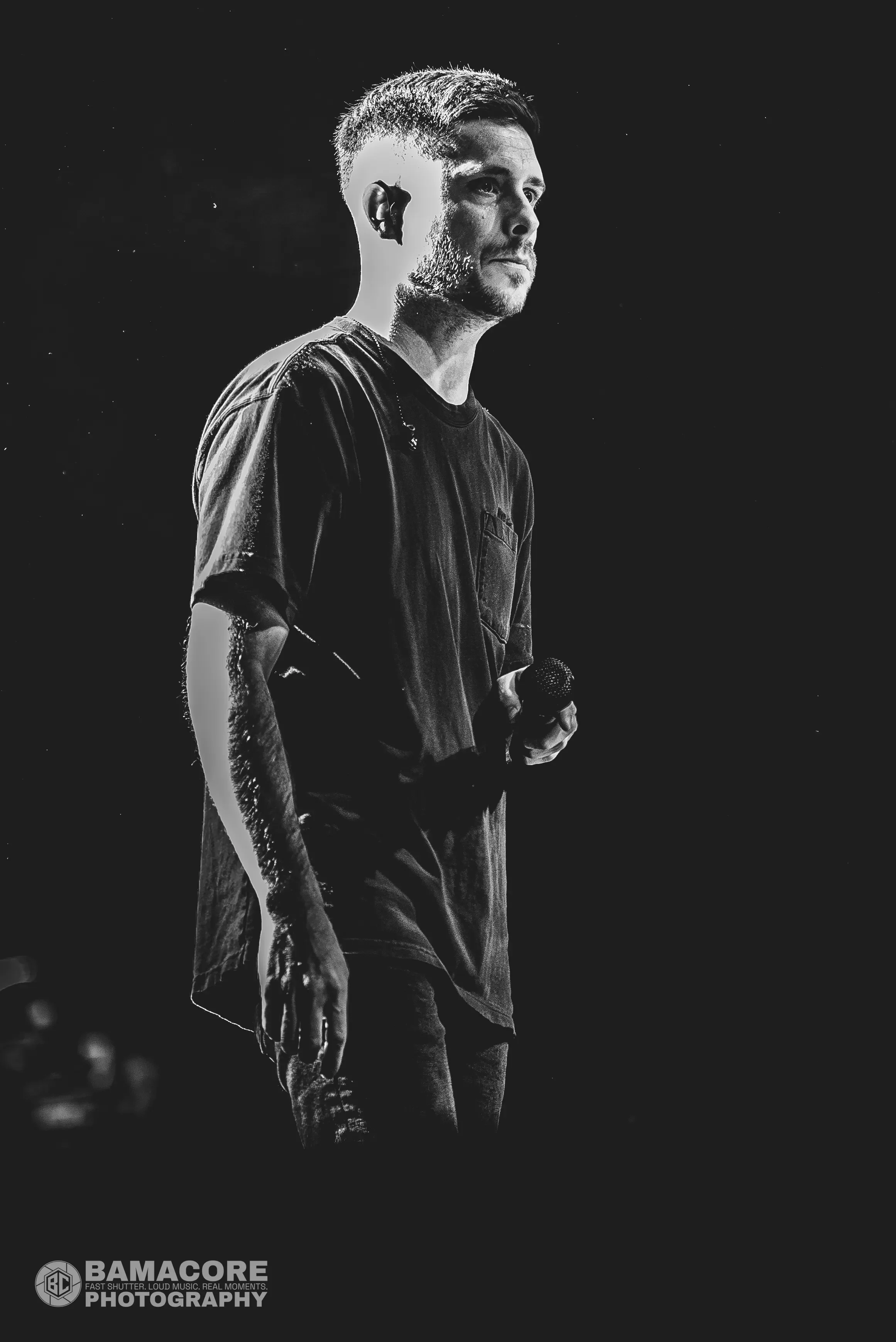 Whitechapel performing at Iron City, Birmingham AL — concert photography by Bamacore