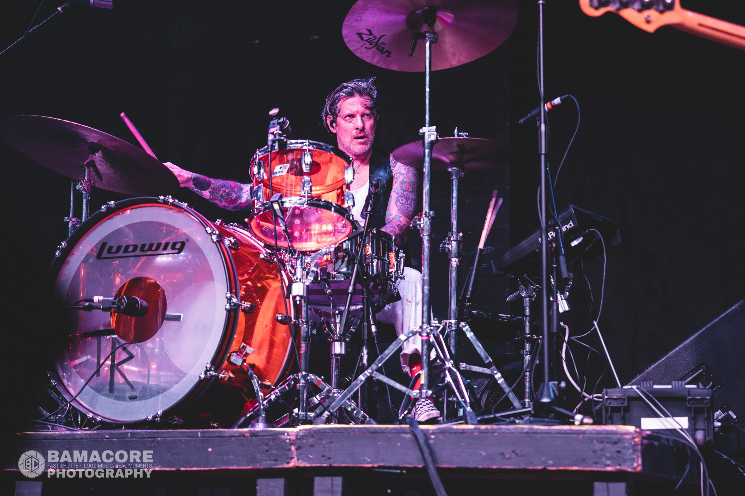 Thursday performing at Workplay, Birmingham AL — concert photography by Bamacore