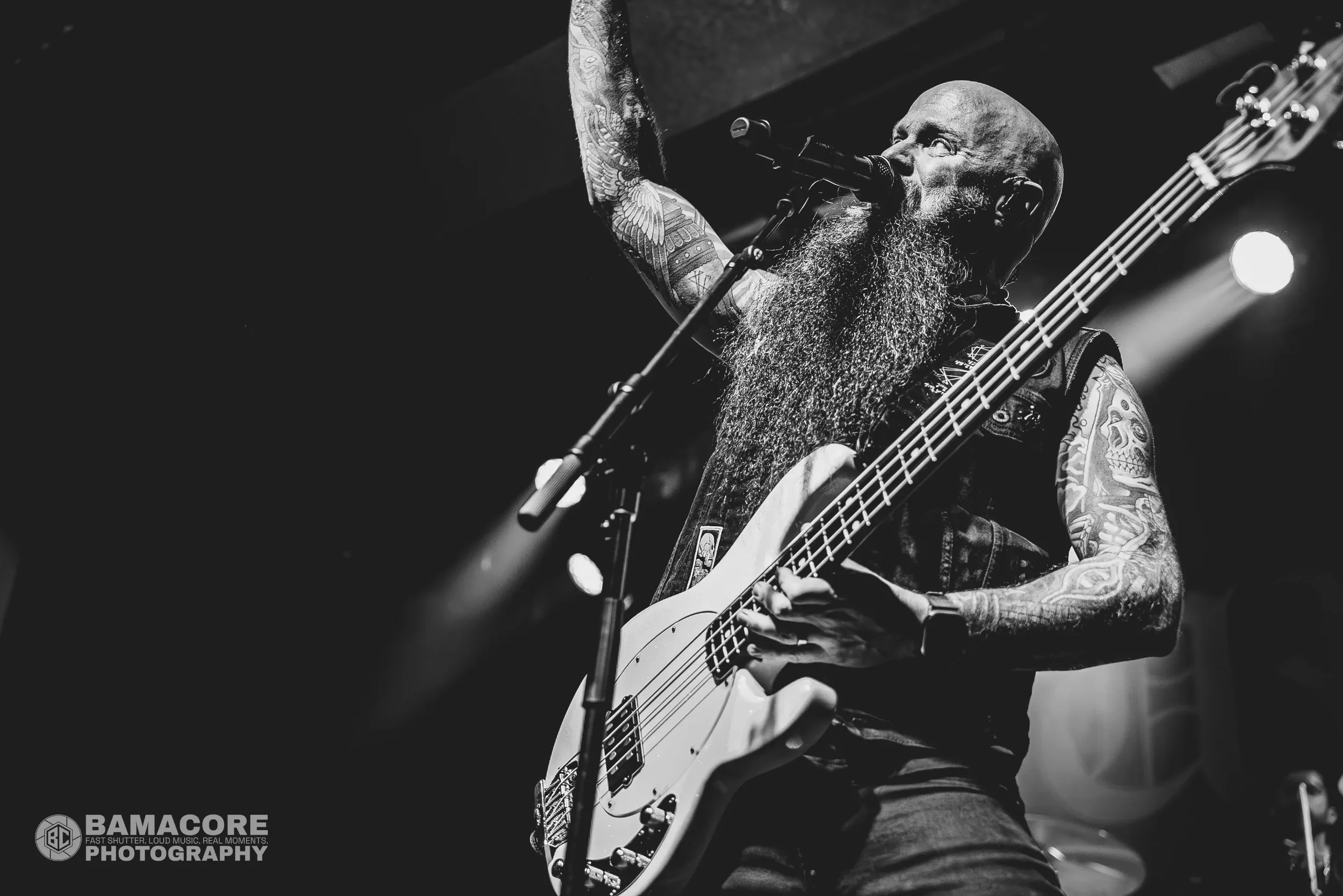 Atreyu performing at Iron City, Birmingham AL — concert photography by Bamacore