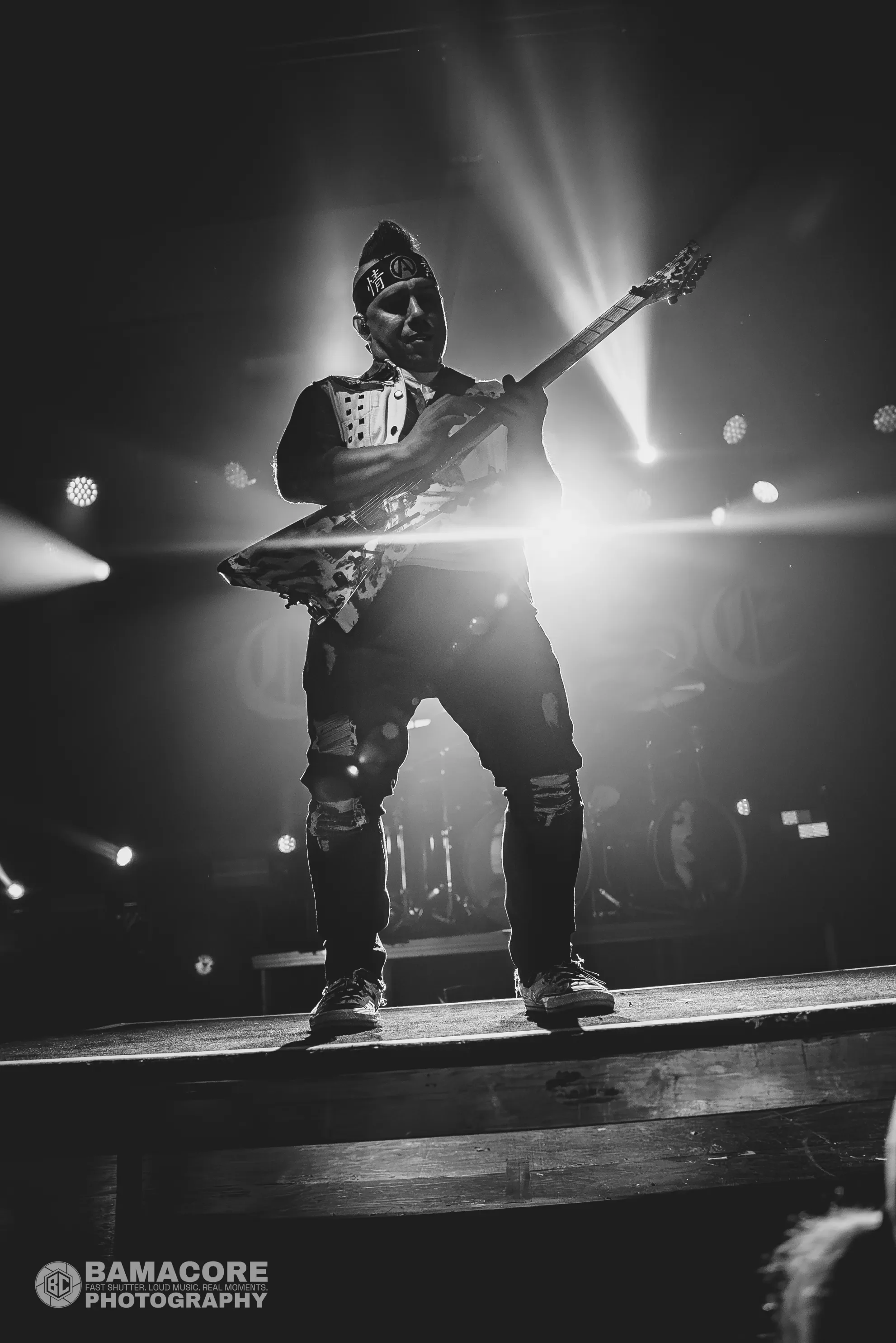 Atreyu performing at Iron City, Birmingham AL — concert photography by Bamacore