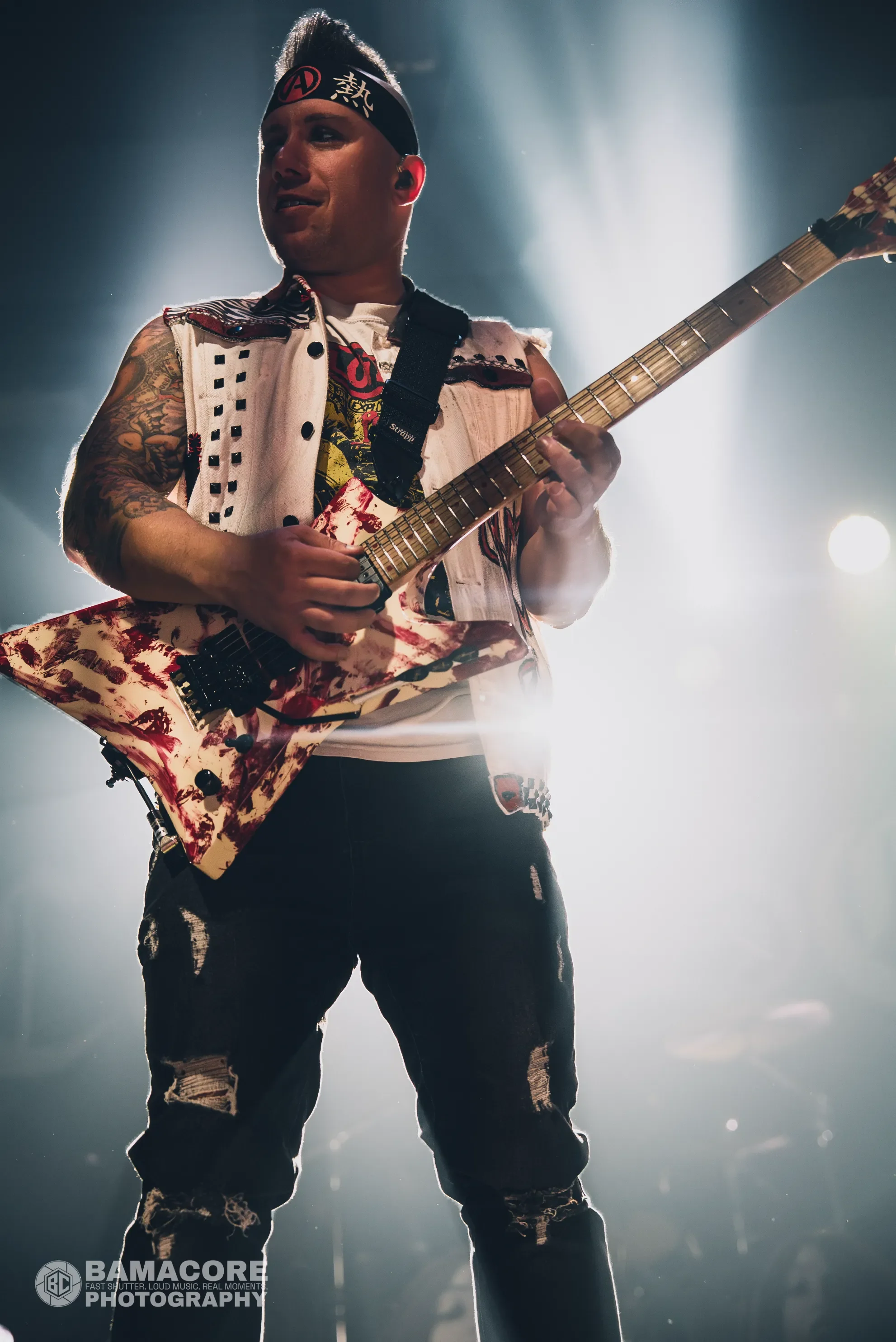 Atreyu performing at Iron City, Birmingham AL — concert photography by Bamacore