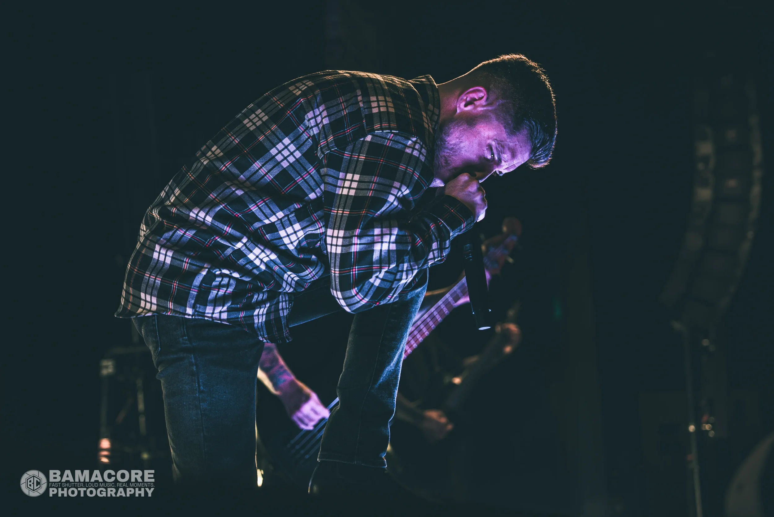 Whitechapel performing at Iron City, Birmingham AL — concert photography by Bamacore
