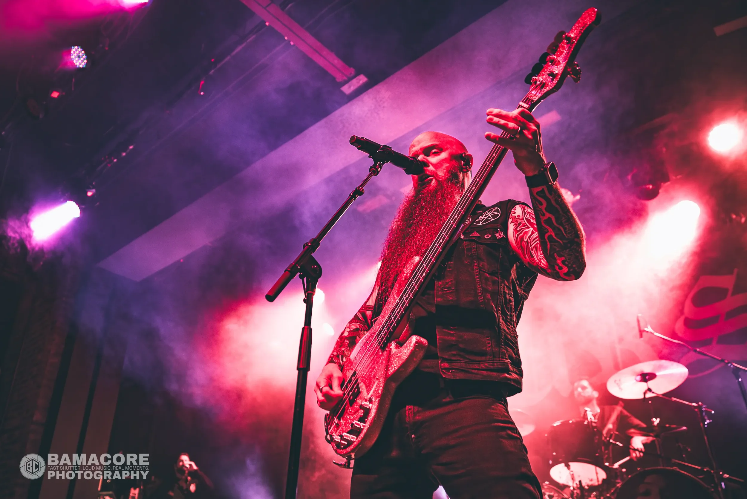 Atreyu performing at Iron City, Birmingham AL — concert photography by Bamacore