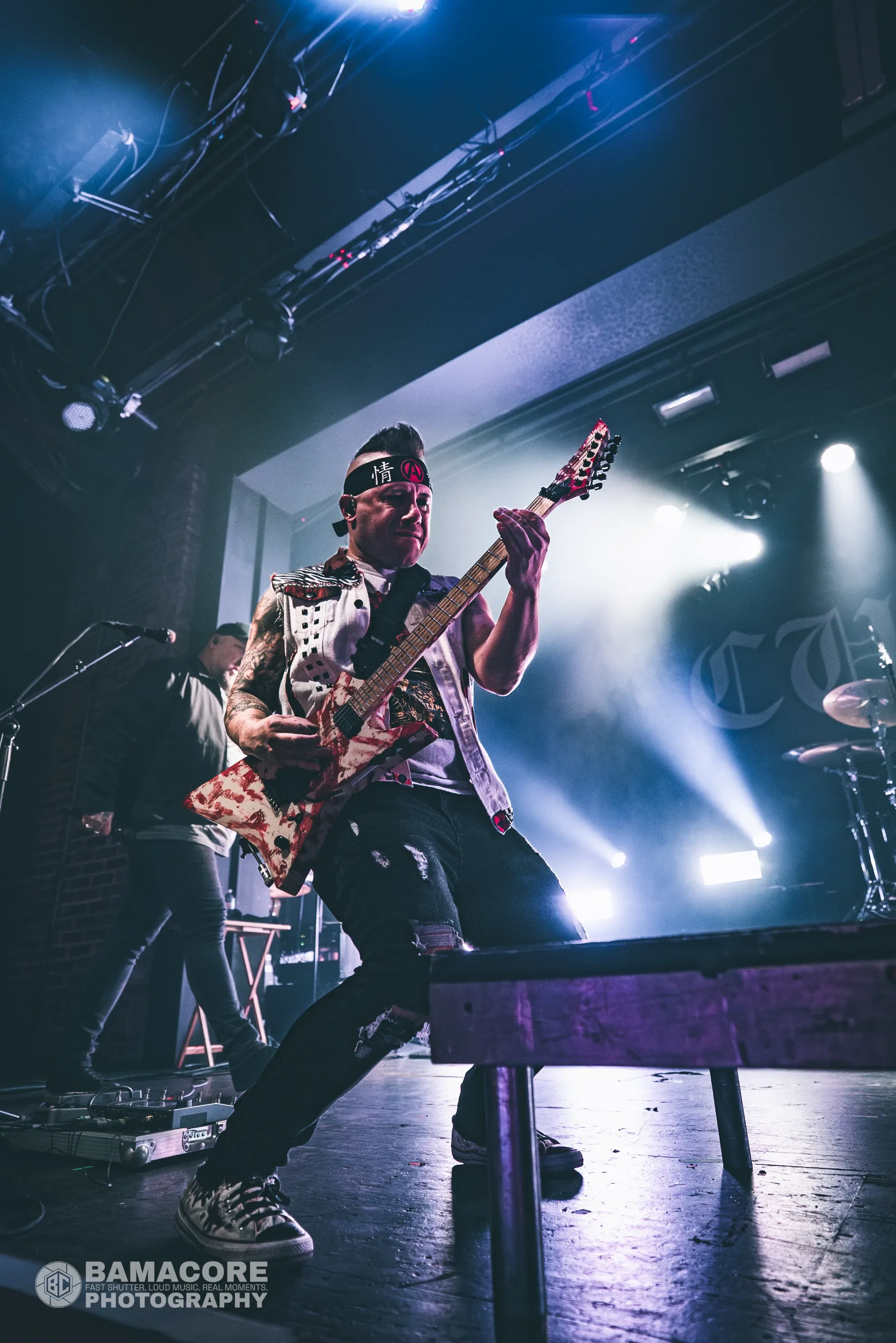 Atreyu performing at Iron City, Birmingham AL — concert photography by Bamacore