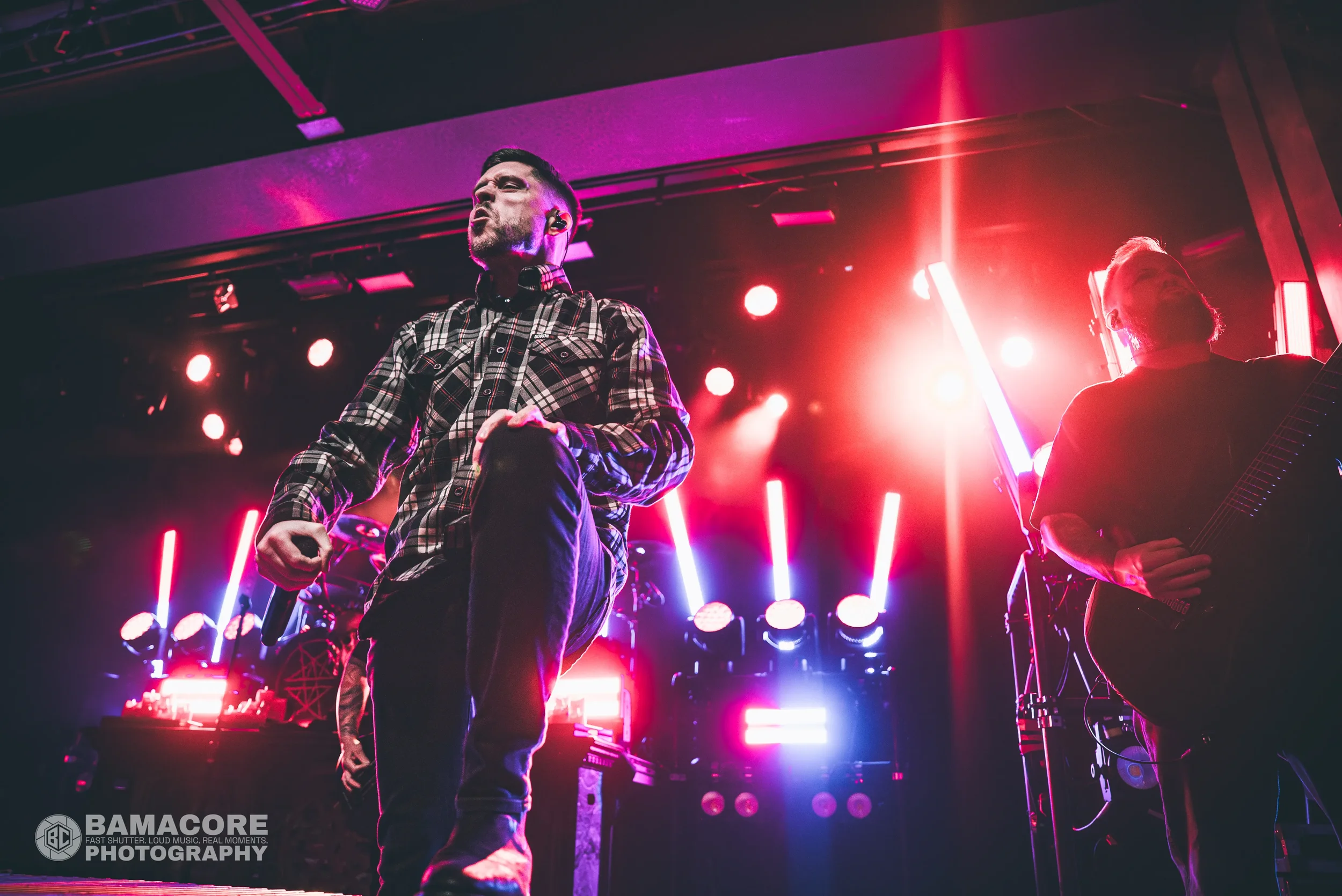 Whitechapel performing at Iron City, Birmingham AL — concert photography by Bamacore
