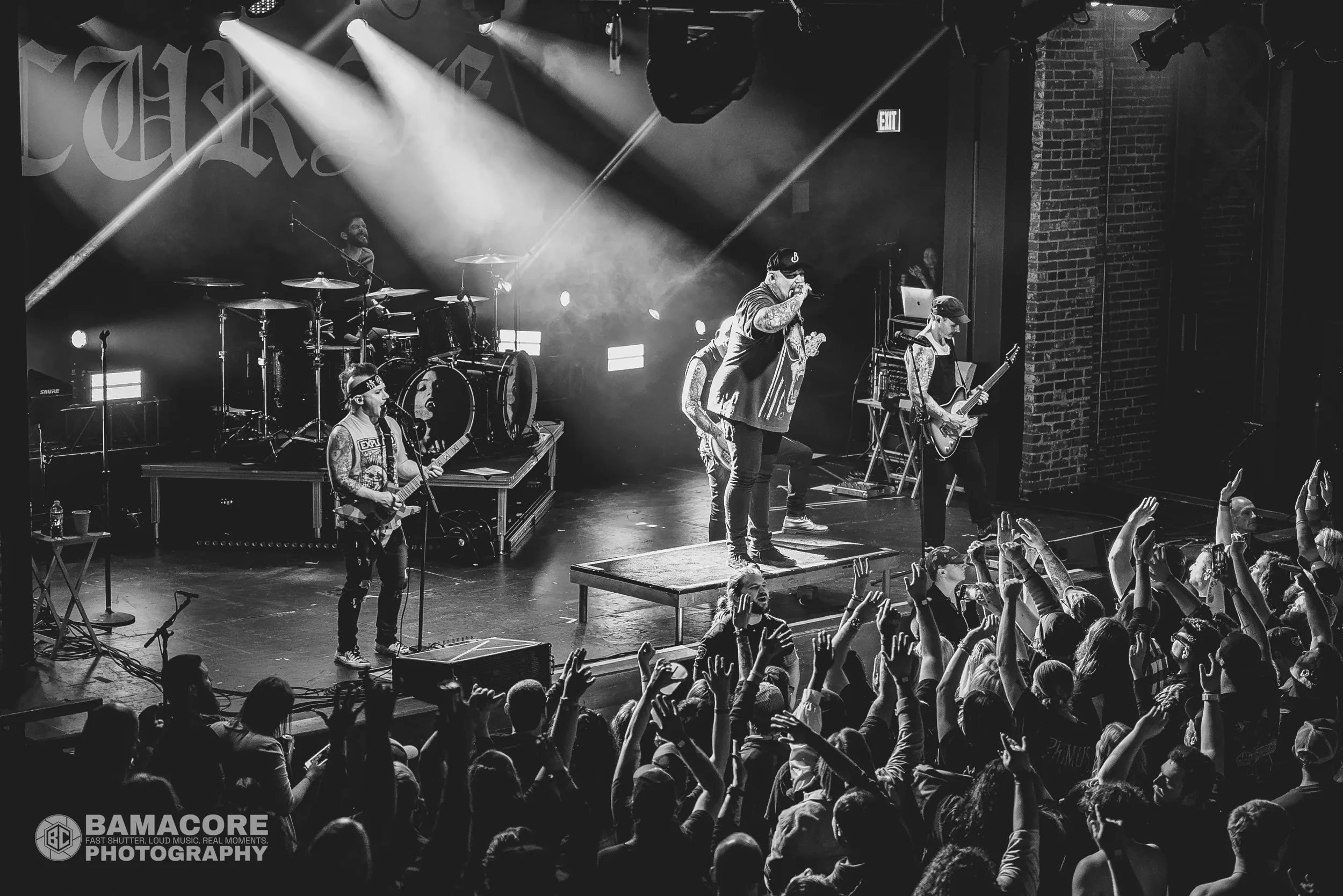 Atreyu performing at Iron City, Birmingham AL — concert photography by Bamacore