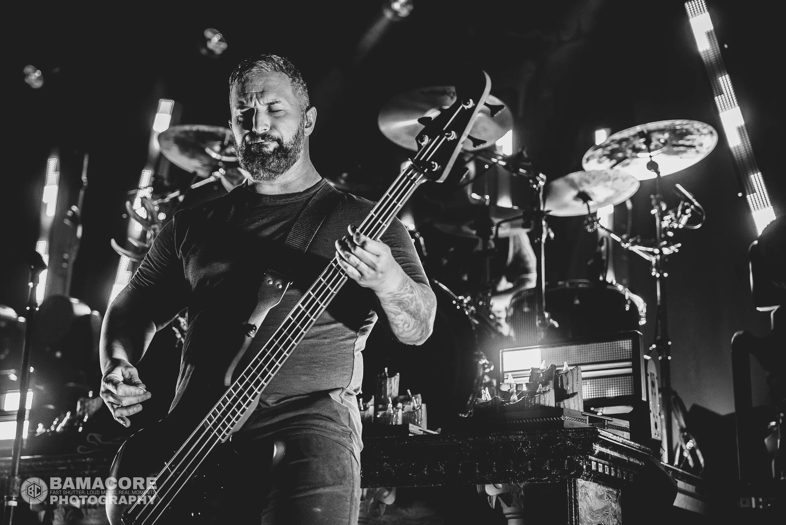 Whitechapel performing at Iron City, Birmingham AL — concert photography by Bamacore