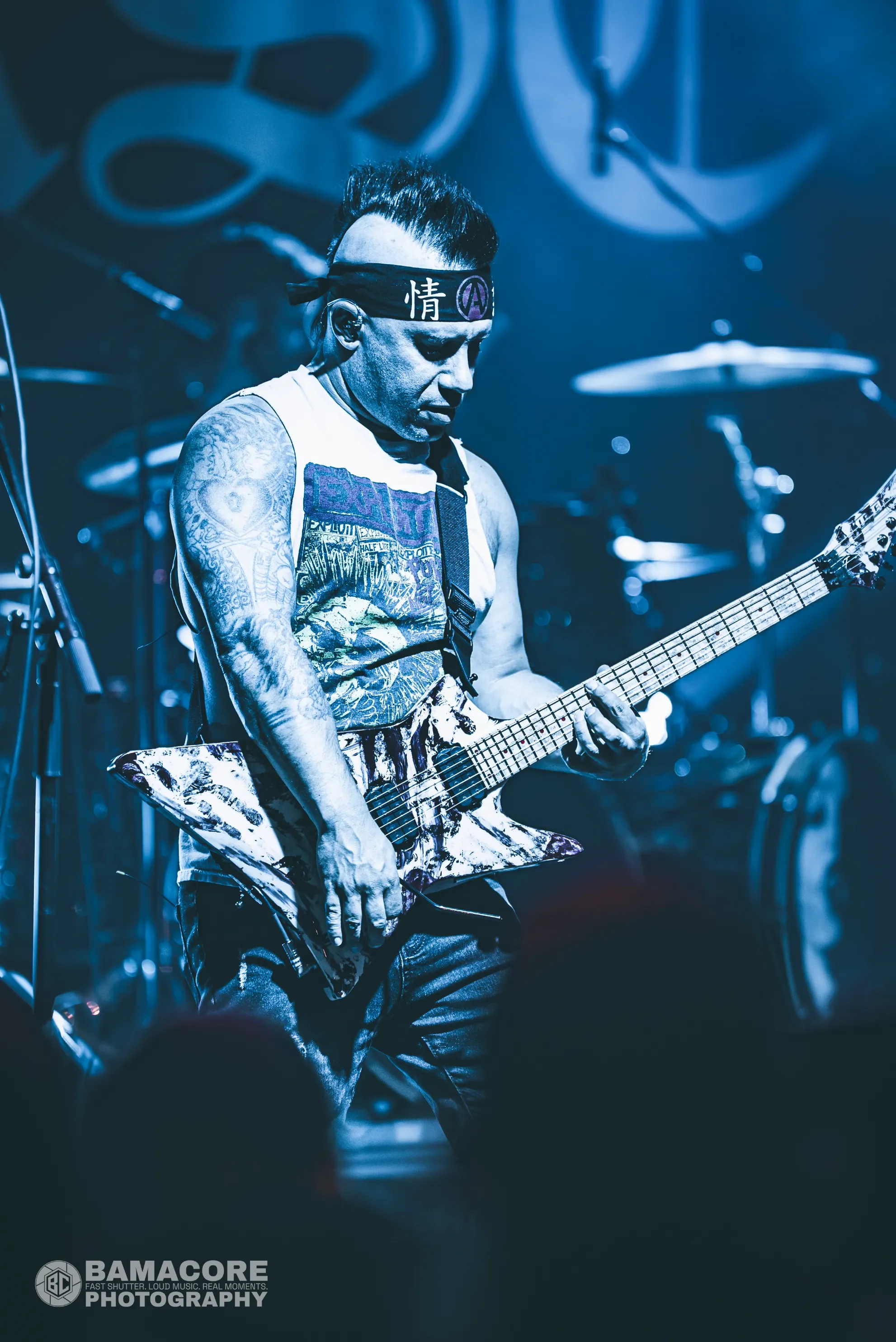 Atreyu performing at Iron City, Birmingham AL — concert photography by Bamacore