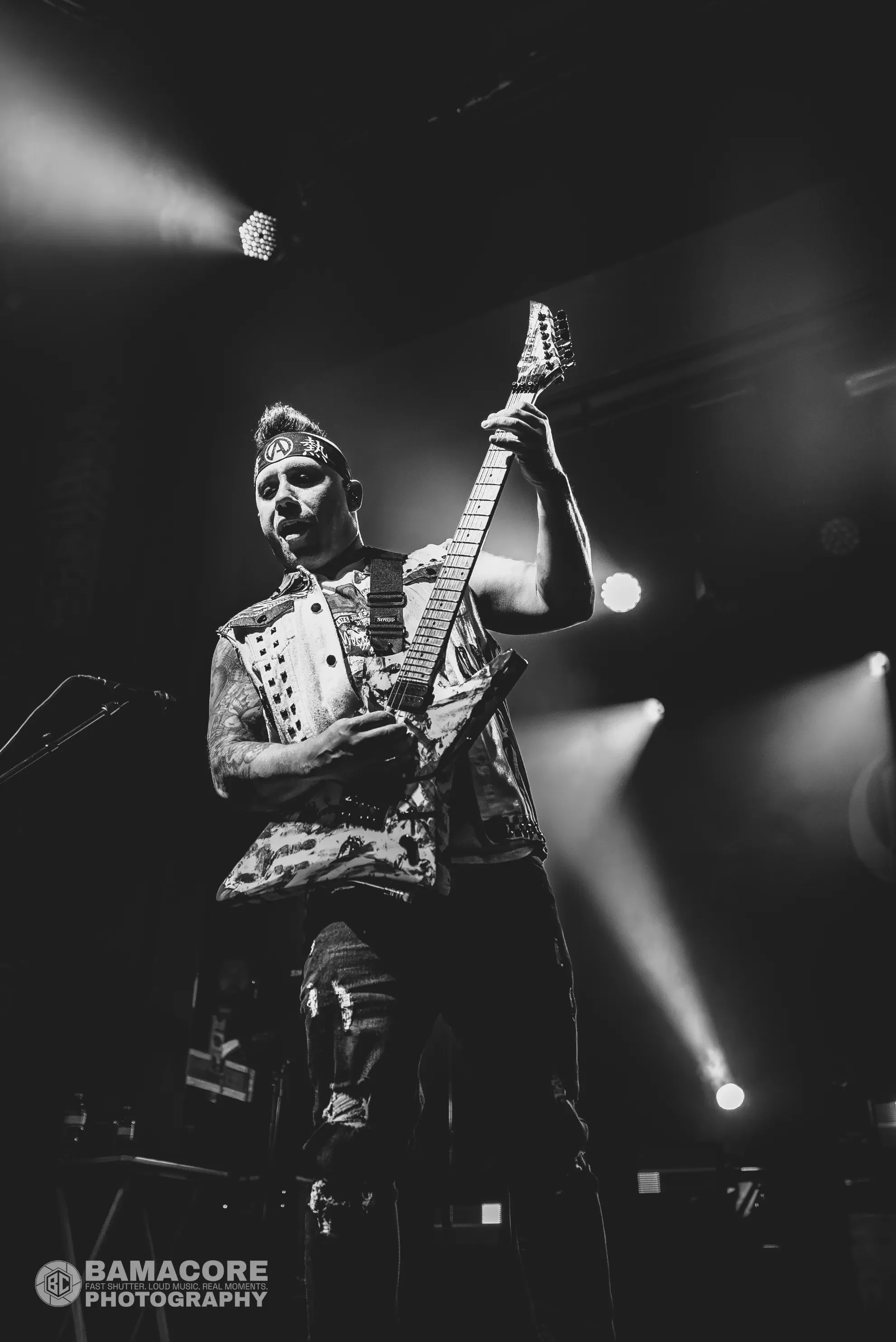 Atreyu performing at Iron City, Birmingham AL — concert photography by Bamacore