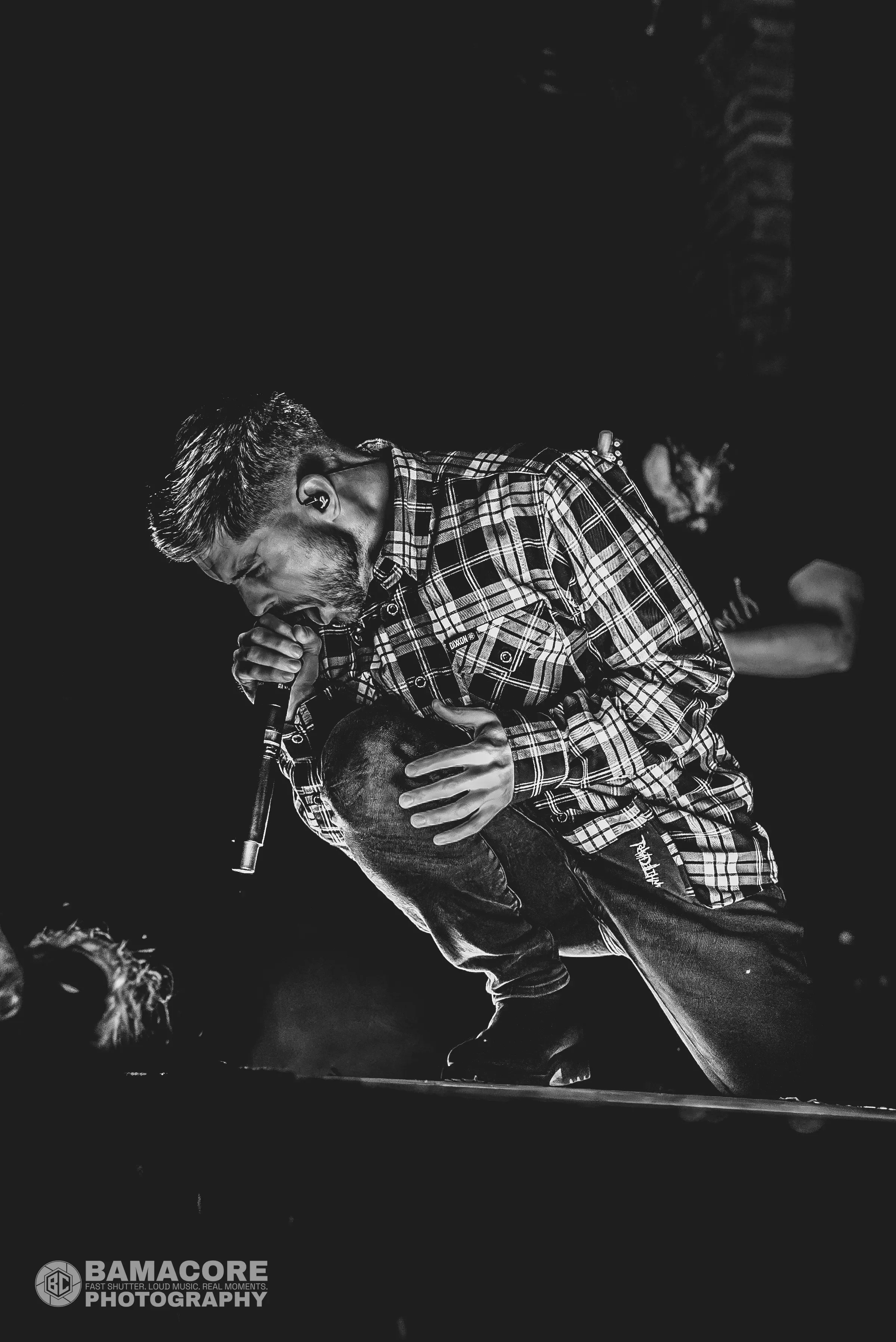 Whitechapel performing at Iron City, Birmingham AL — concert photography by Bamacore