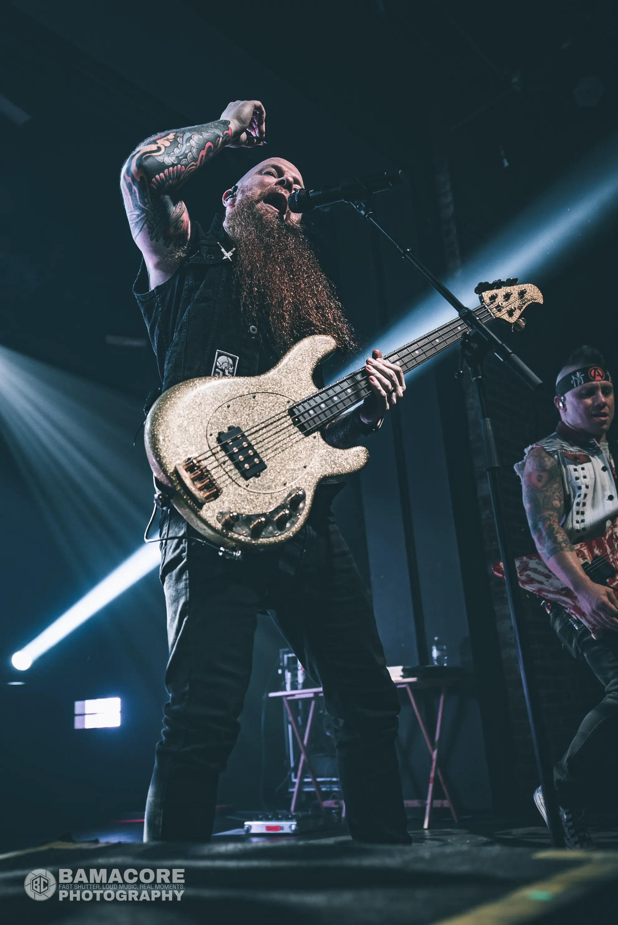 Atreyu performing at Iron City, Birmingham AL — concert photography by Bamacore