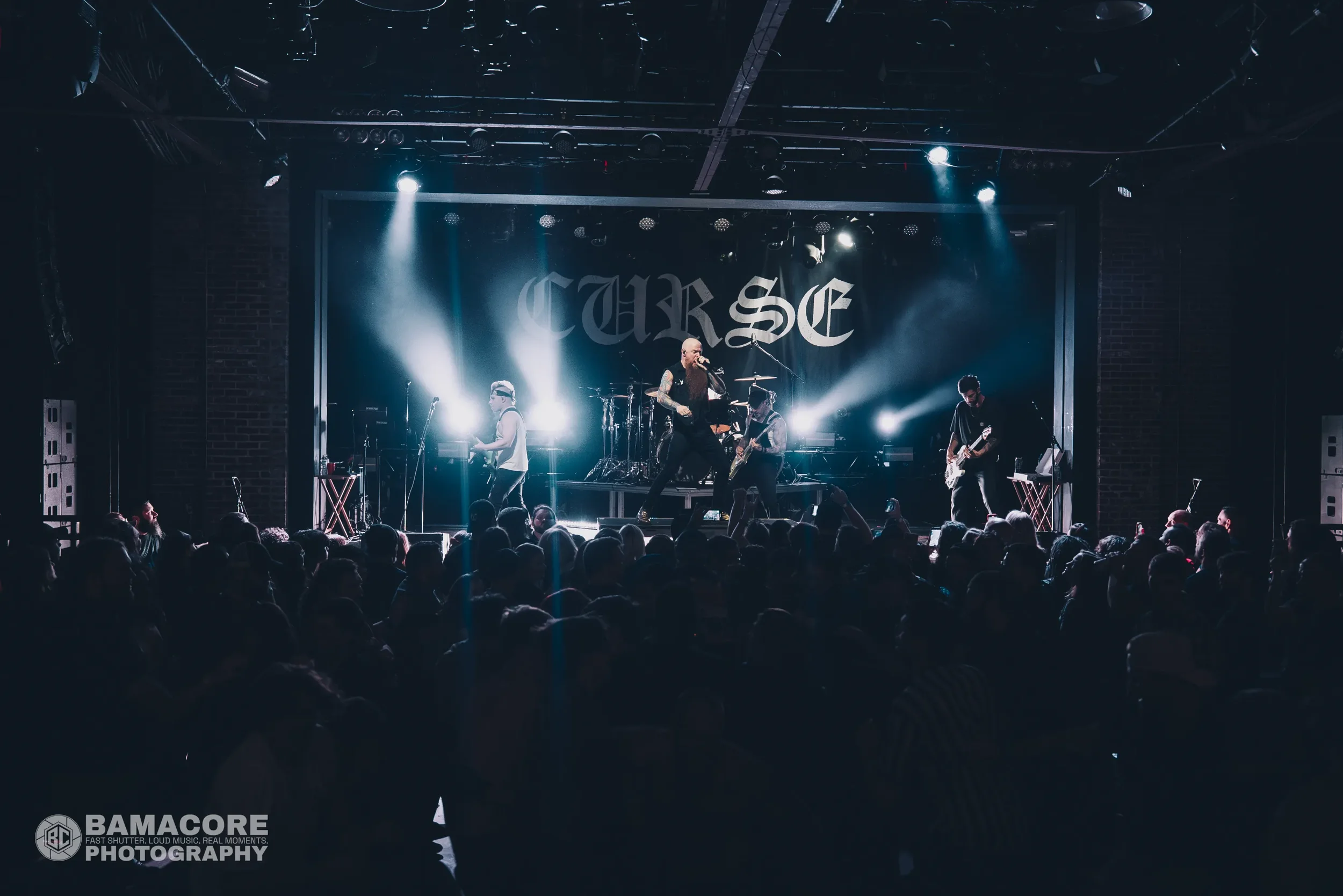 Atreyu performing at Iron City, Birmingham AL — concert photography by Bamacore
